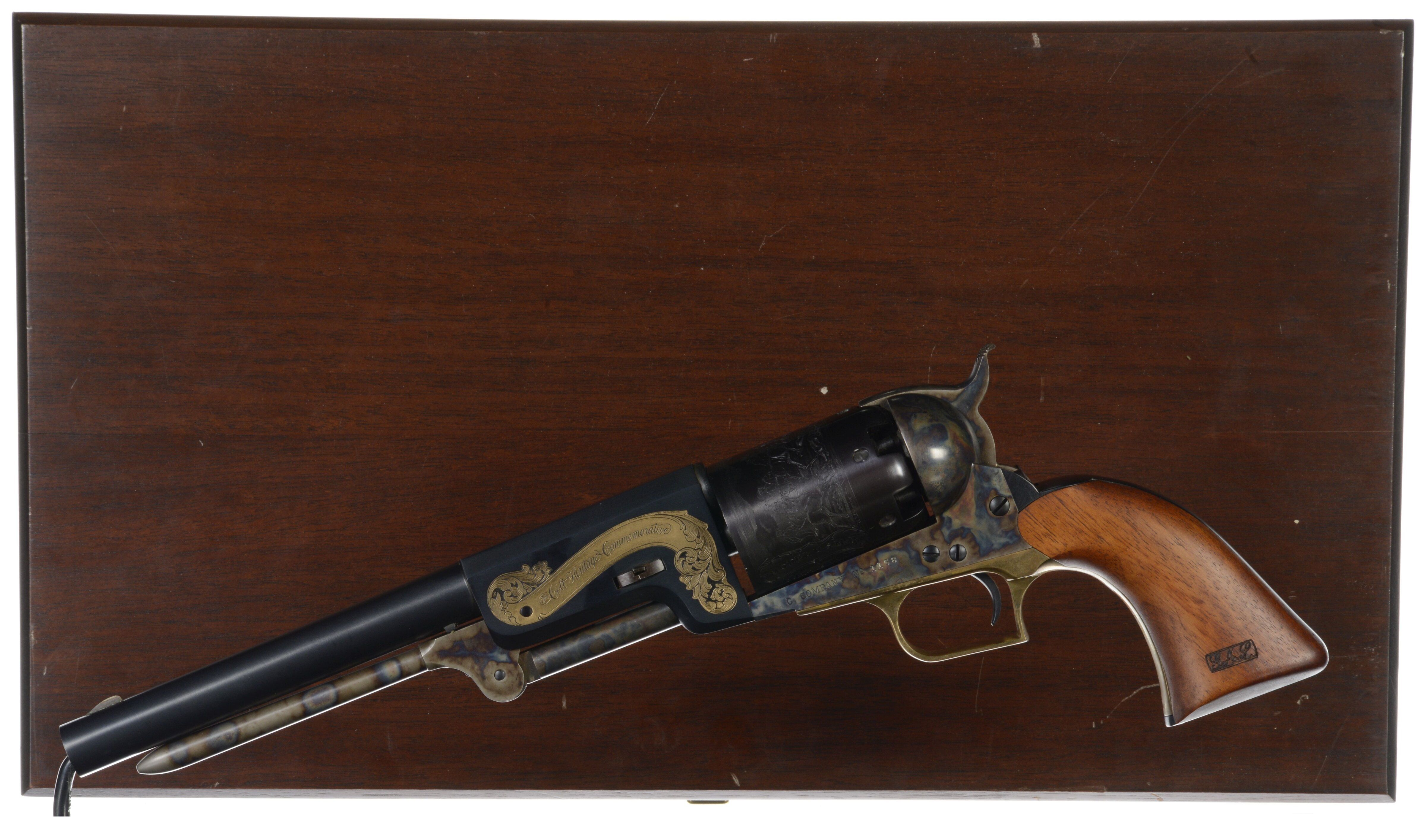 Colt Heritage Walker C Company Commemorative Percussion Revolver Rock Island Auction 6185