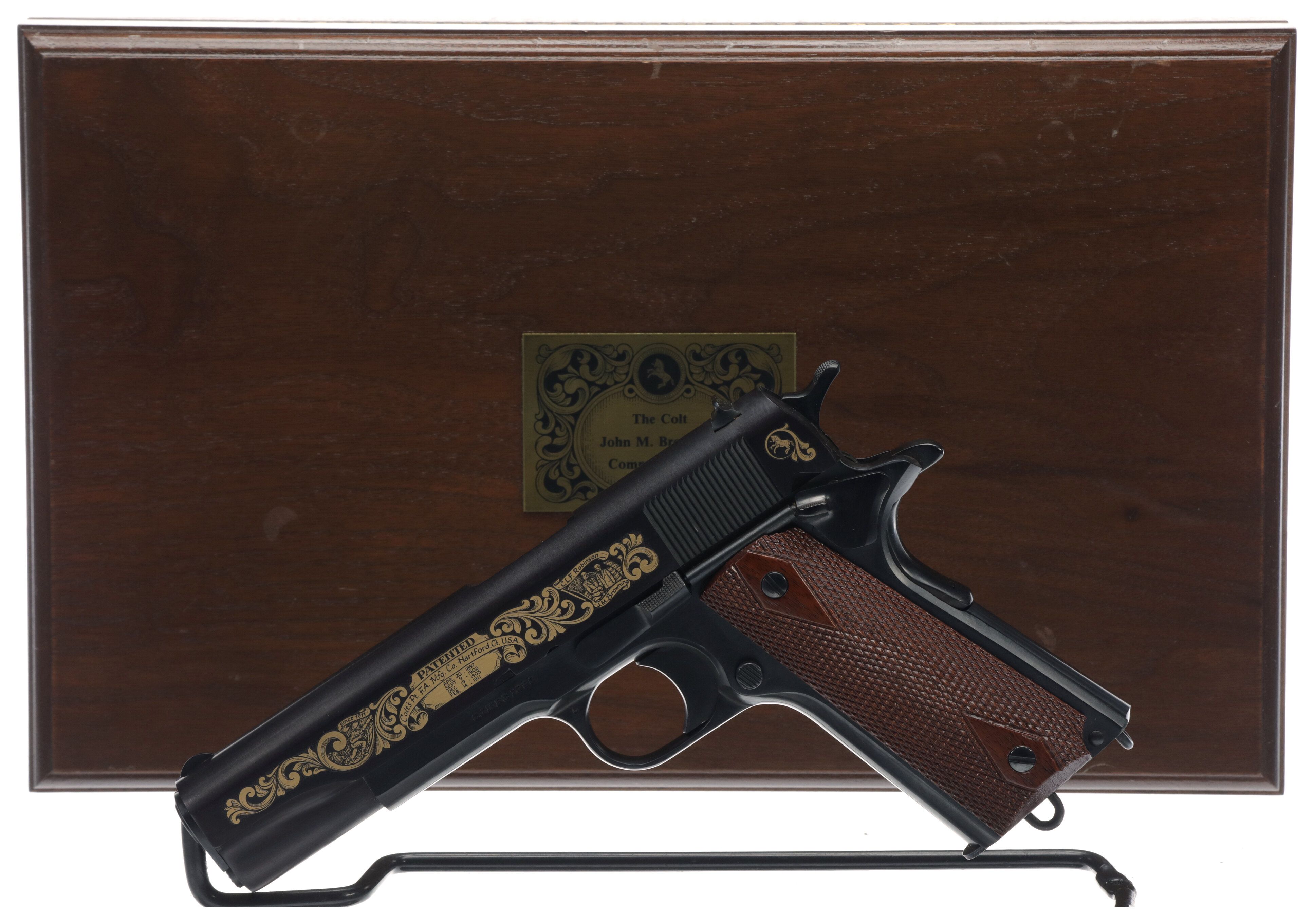 Colt John M. Browning Commemorative Government Model Pistol Rock