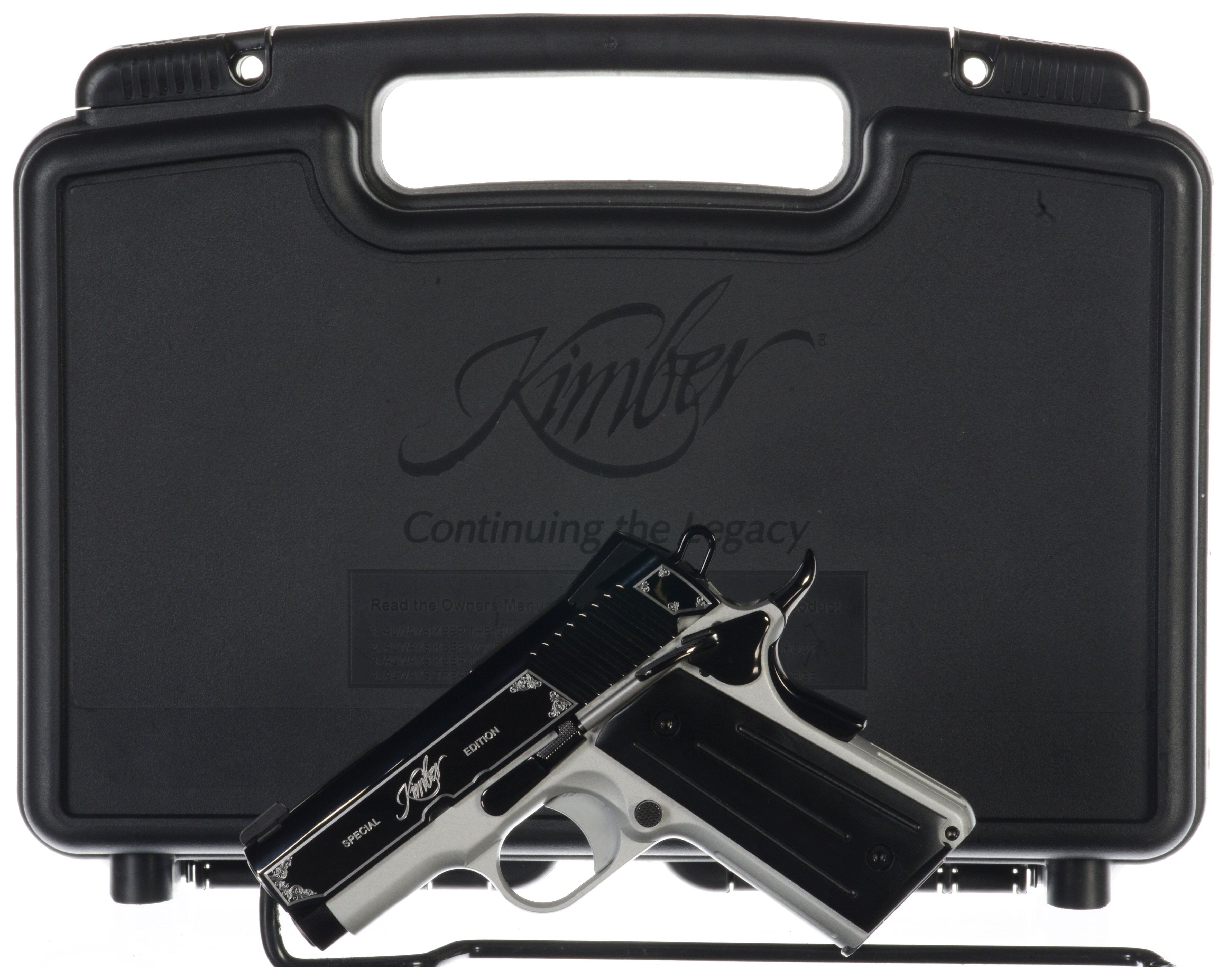 Kimber Special Edition Model Onyx Ultra II Pistol with Case Rock