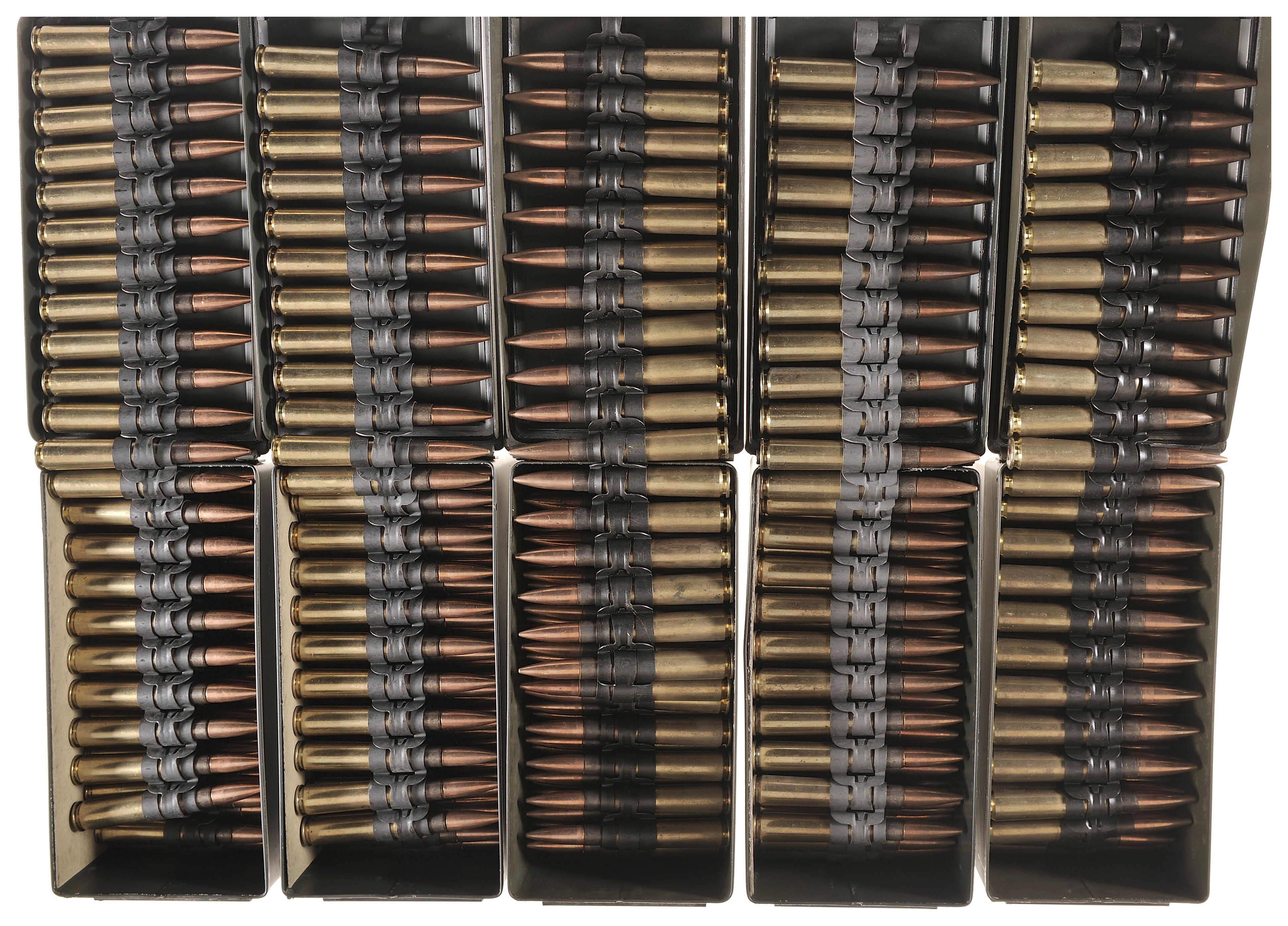 Right Wing Ink 50 BMG Ammo Can Labels - 4 Pack Waterproof Vinyl Decals 3x1.15