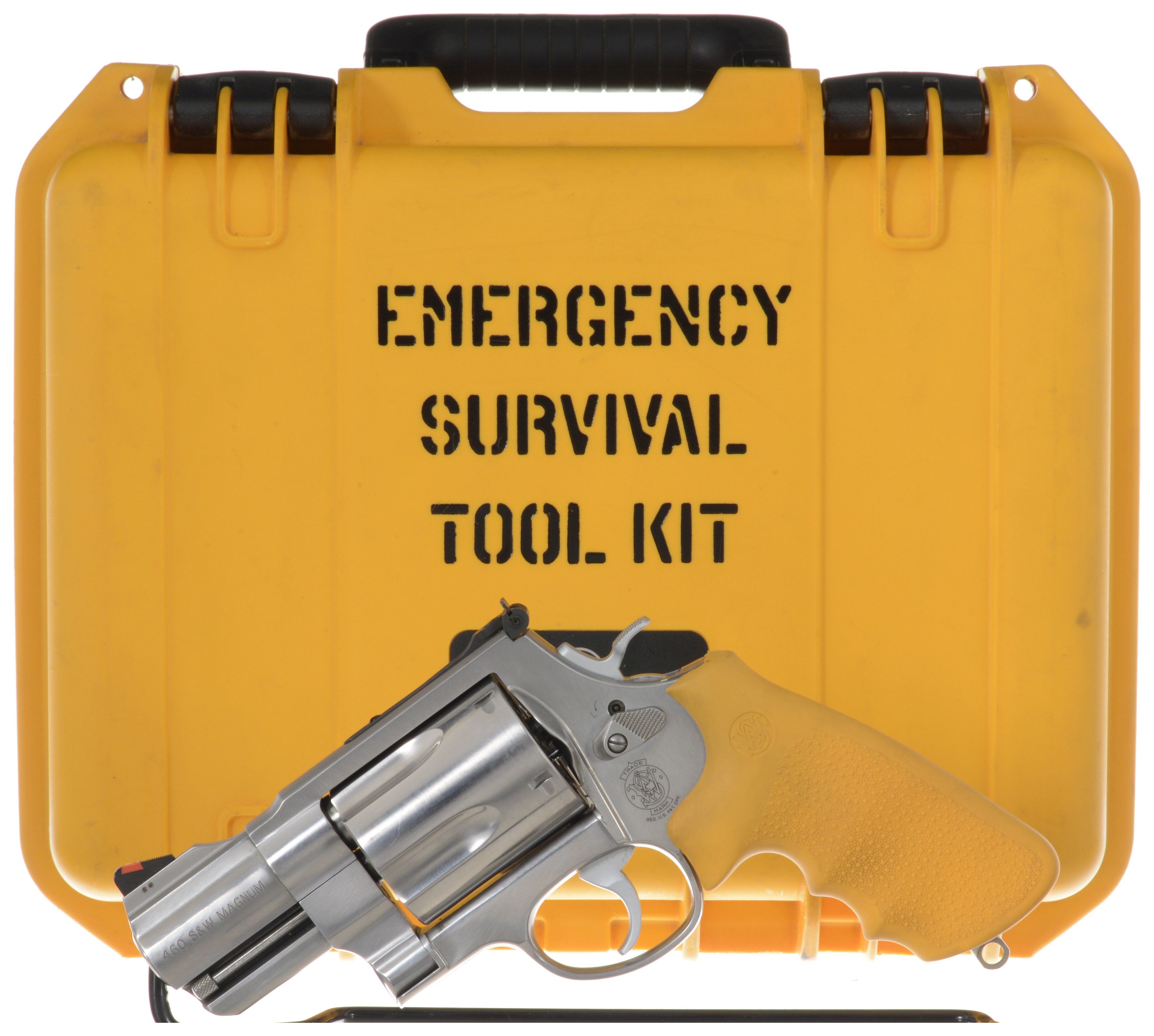 Smith & Wesson Model 460 Emergency Survival Revolver with Case Rock Island Auction