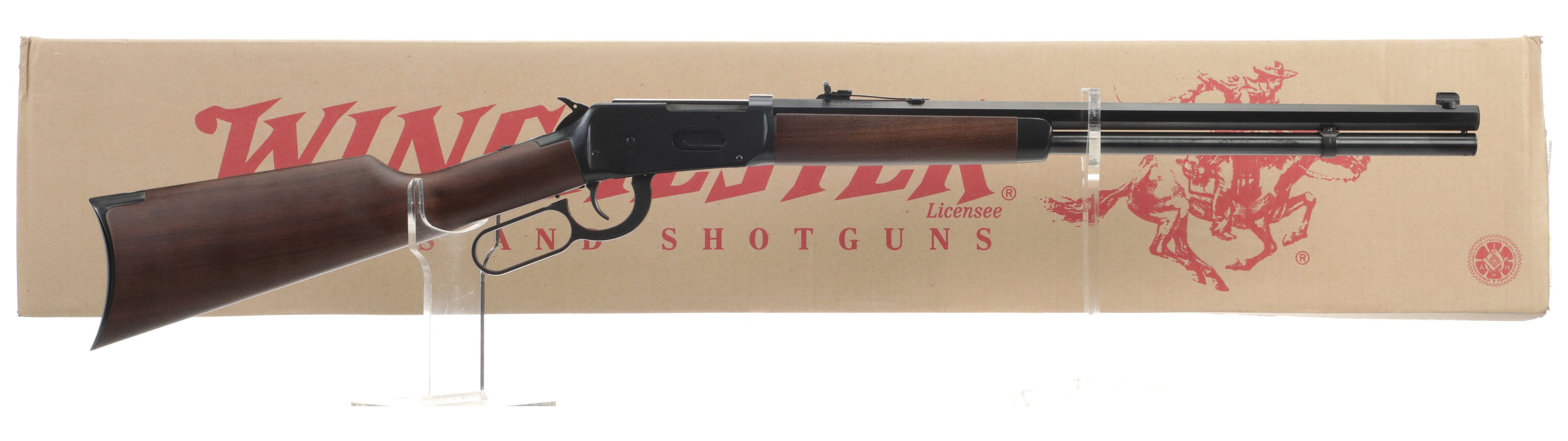 Winchester Trails End Model 94 Lever Action Rifle with Box Rock