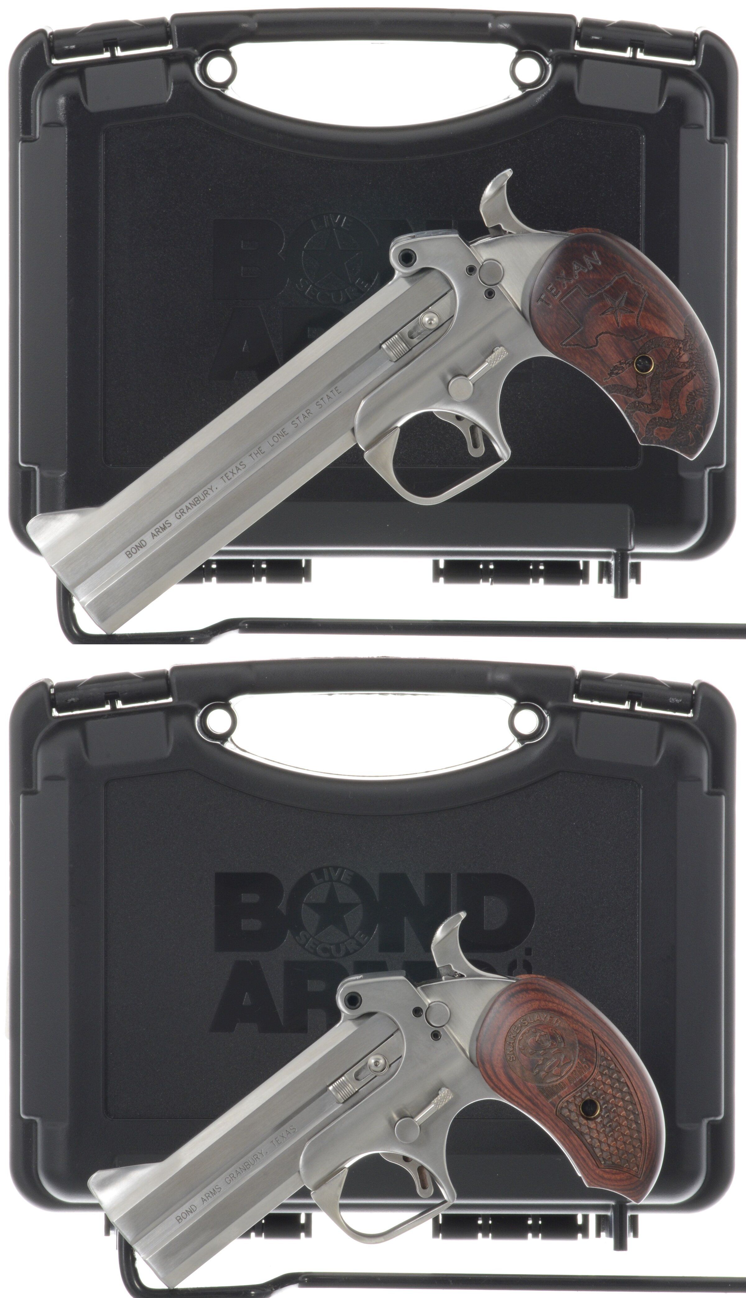 Two Bond Arms Over/Under Derringer Pistols with Cases | Rock Island Auction
