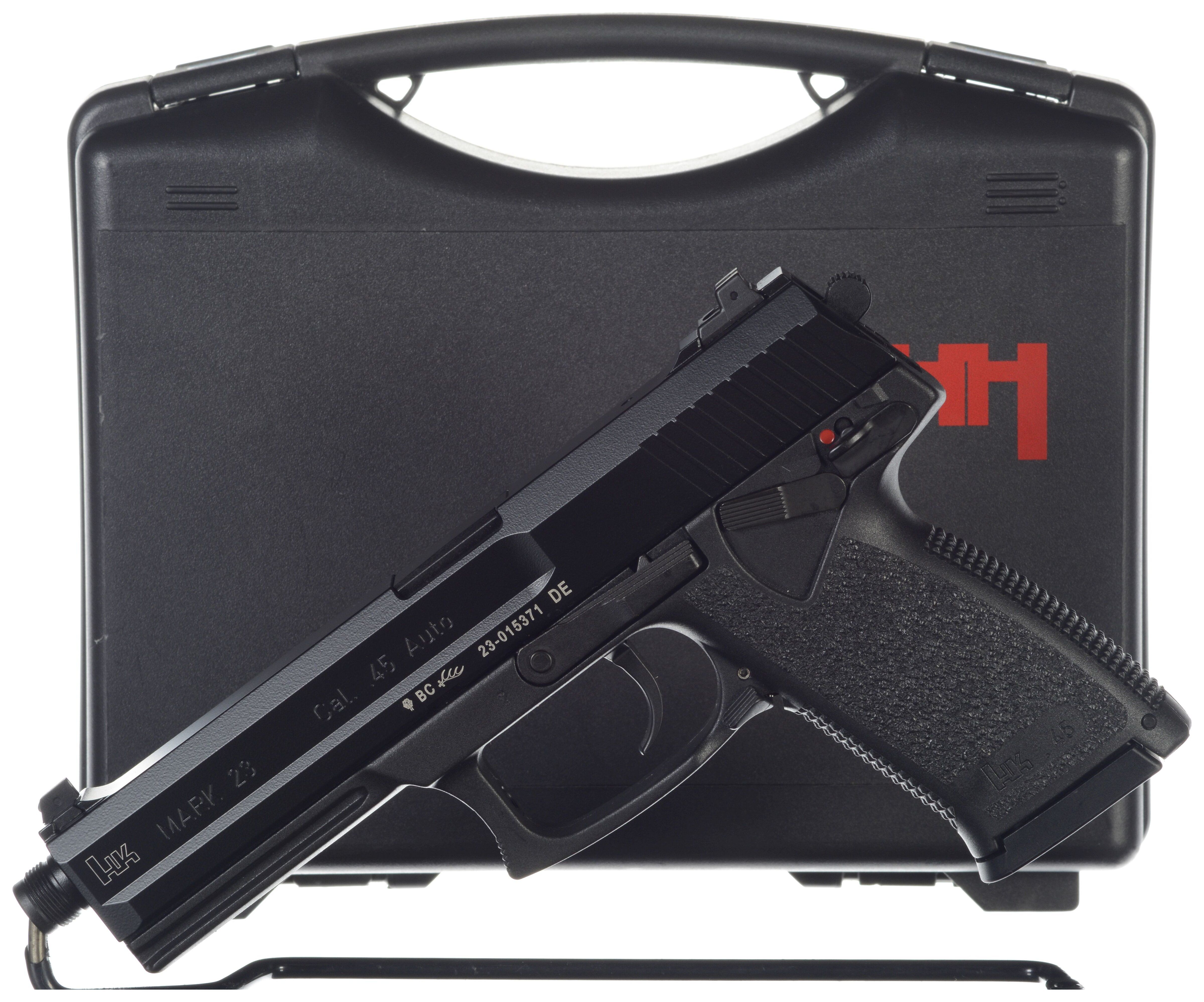 Heckler & Koch Mark 23 Semi-Automatic Pistol With Case | Rock Island ...