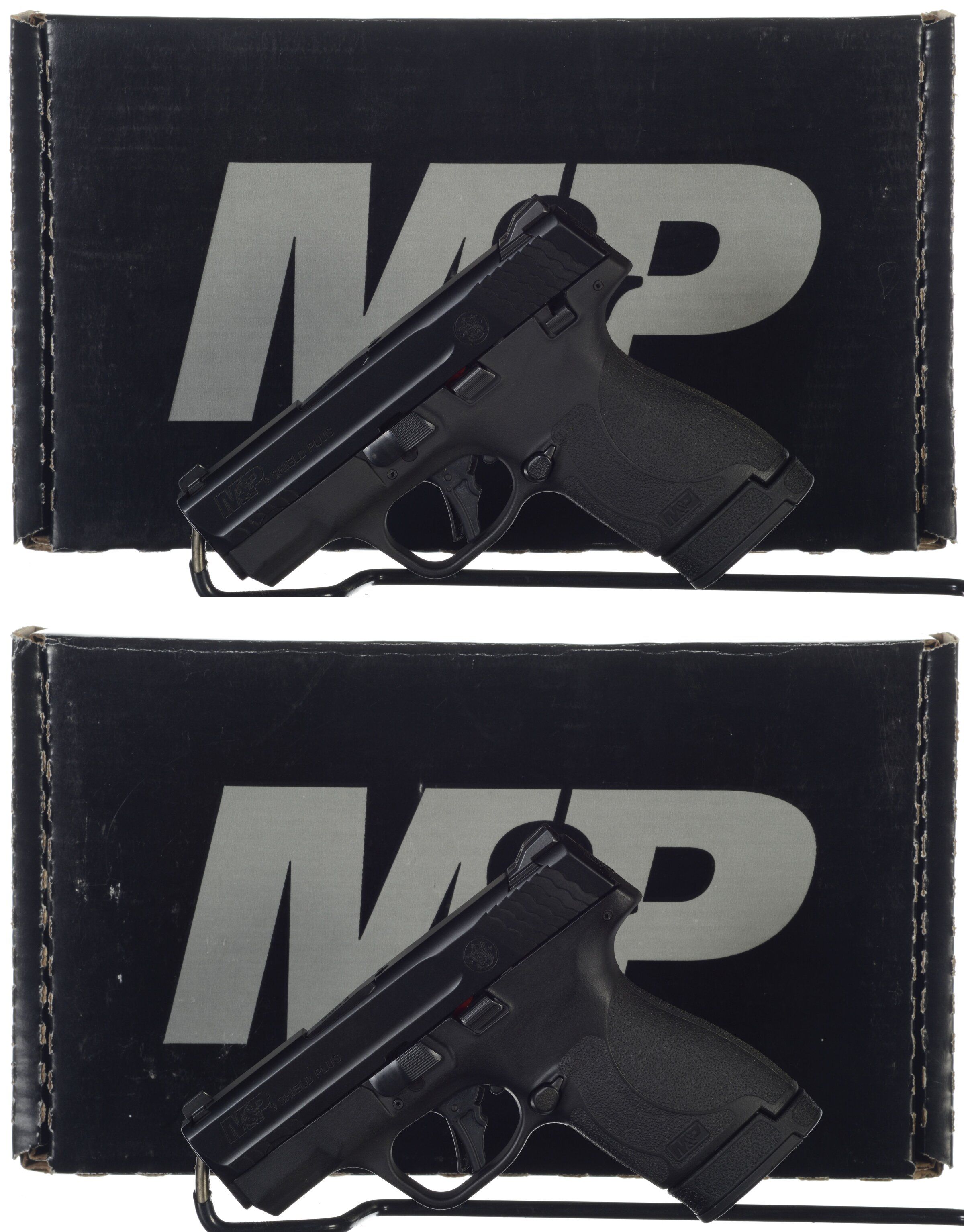 Two Smith & Wesson M&P9 Shield Plus Pistols with Boxes | Rock Island ...