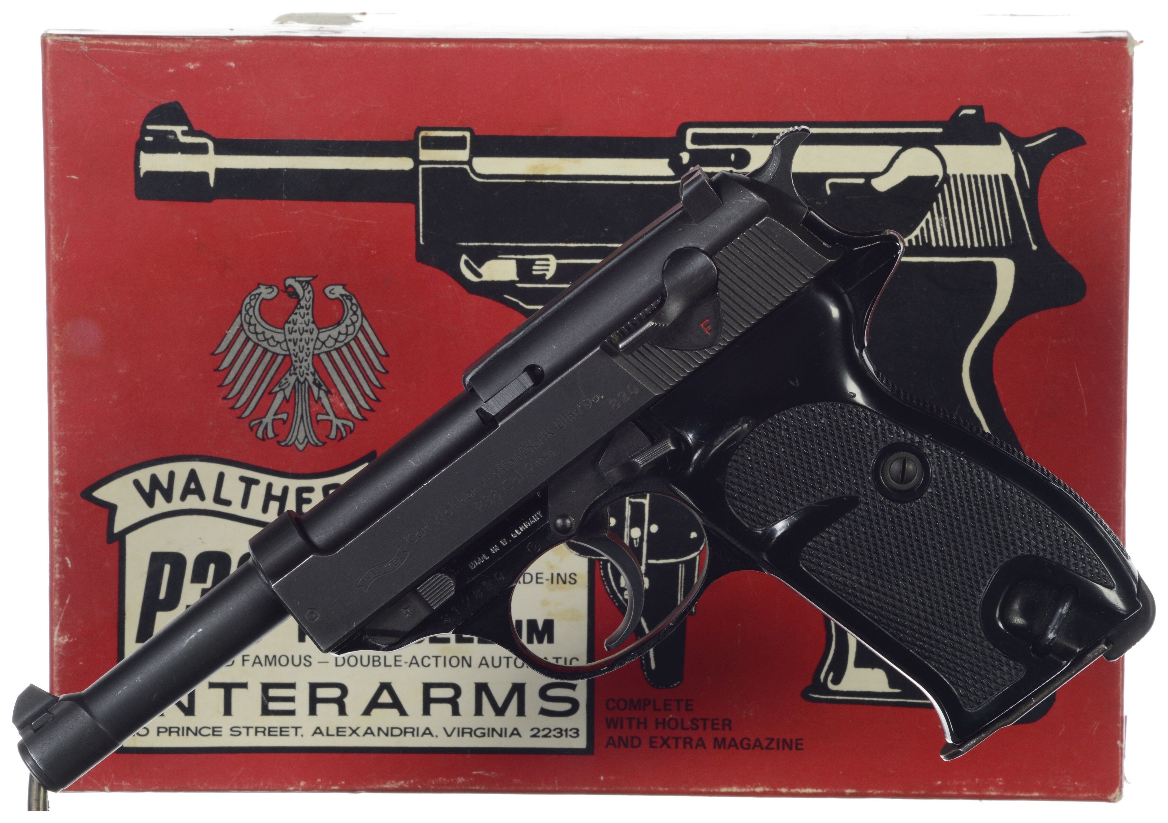 Walther/Interarms P38 Semi-Automatic Pistol with Box