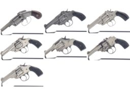 Seven Double Action Revolvers