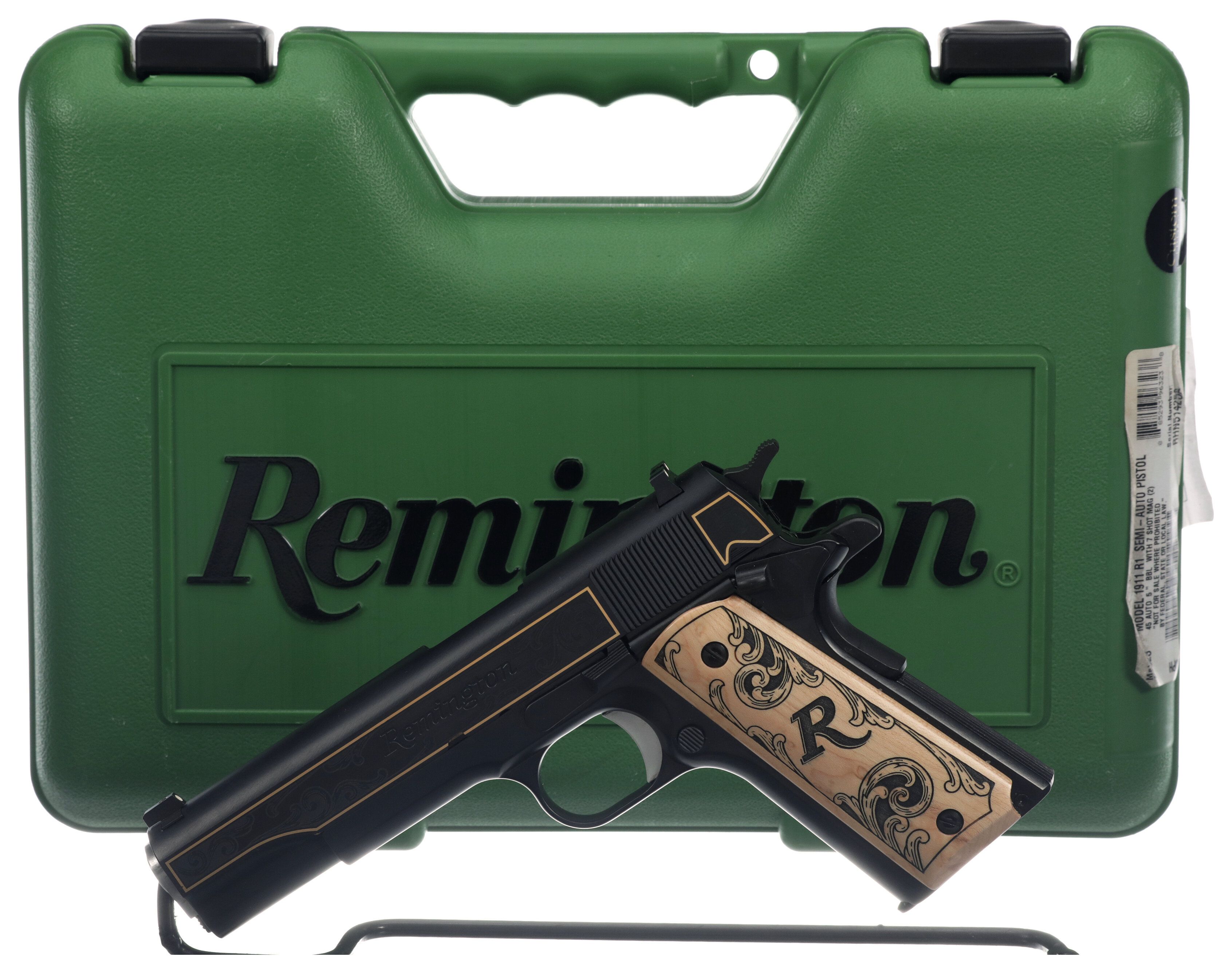 Limited Edition High Grade Remington 1911r1 Pistol With Case Rock Island Auction 6416