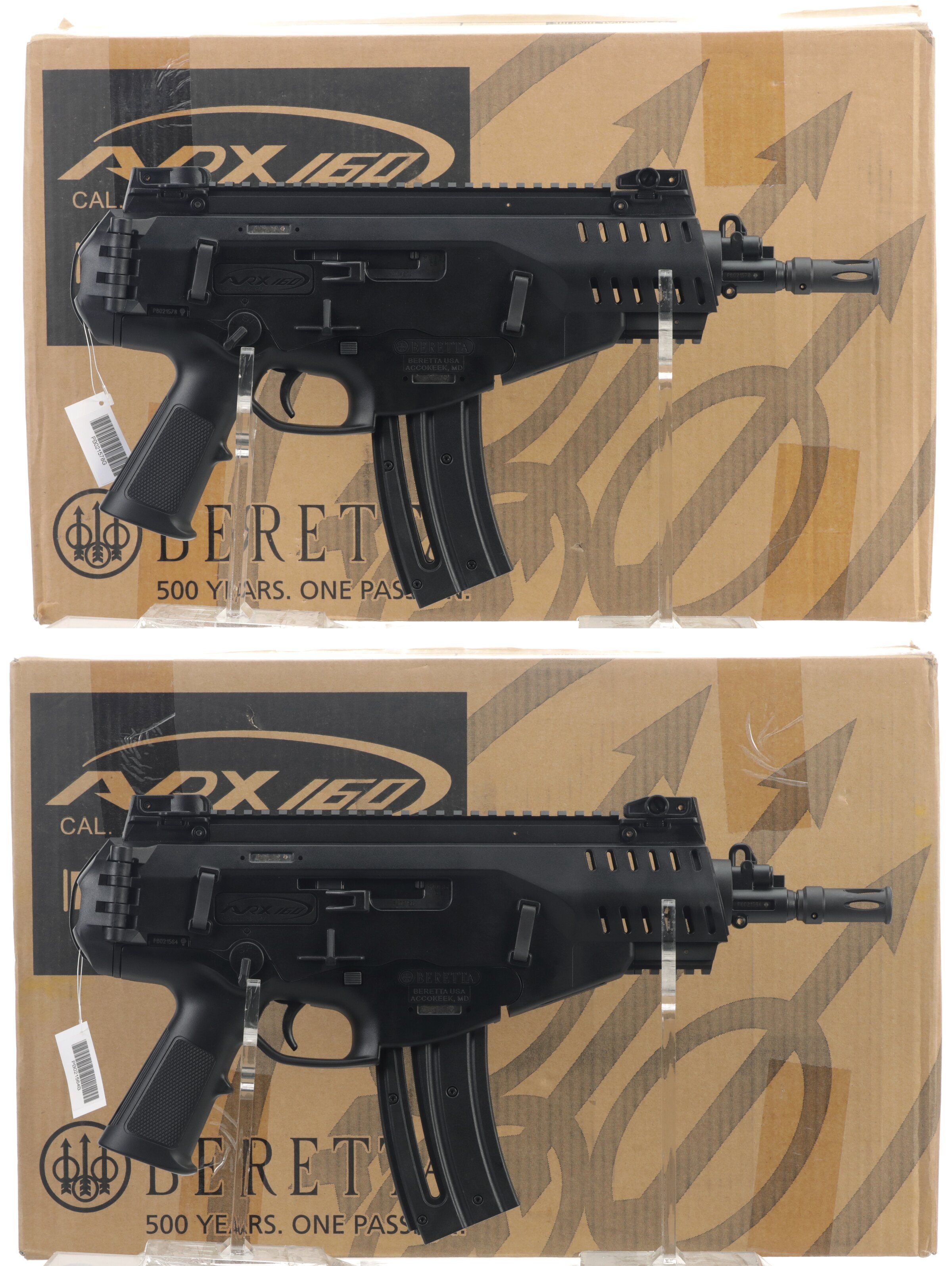 Two Beretta ARX 160 Semi-Automatic Pistols with Cases | Rock Island Auction