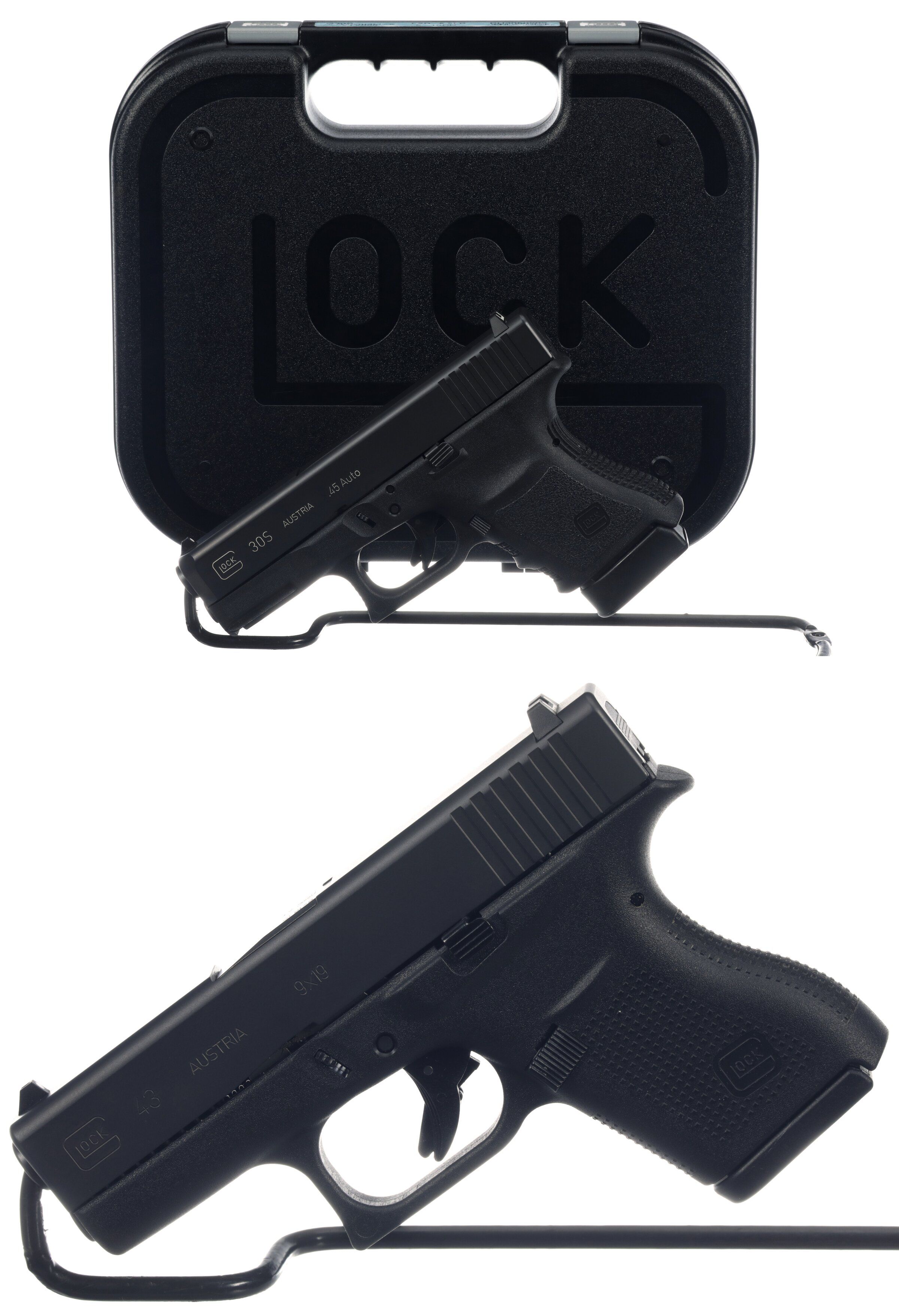 Two Glock Semi-Automatic Pistols | Rock Island Auction