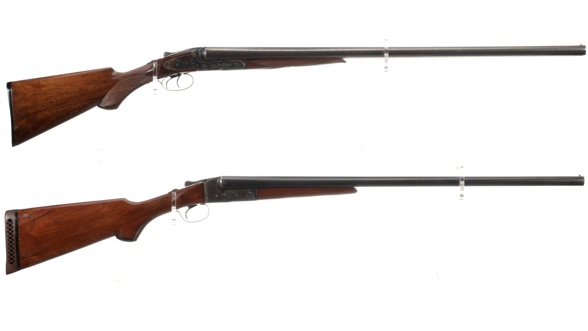 two-double-barrel-shotguns-rock-island-auction
