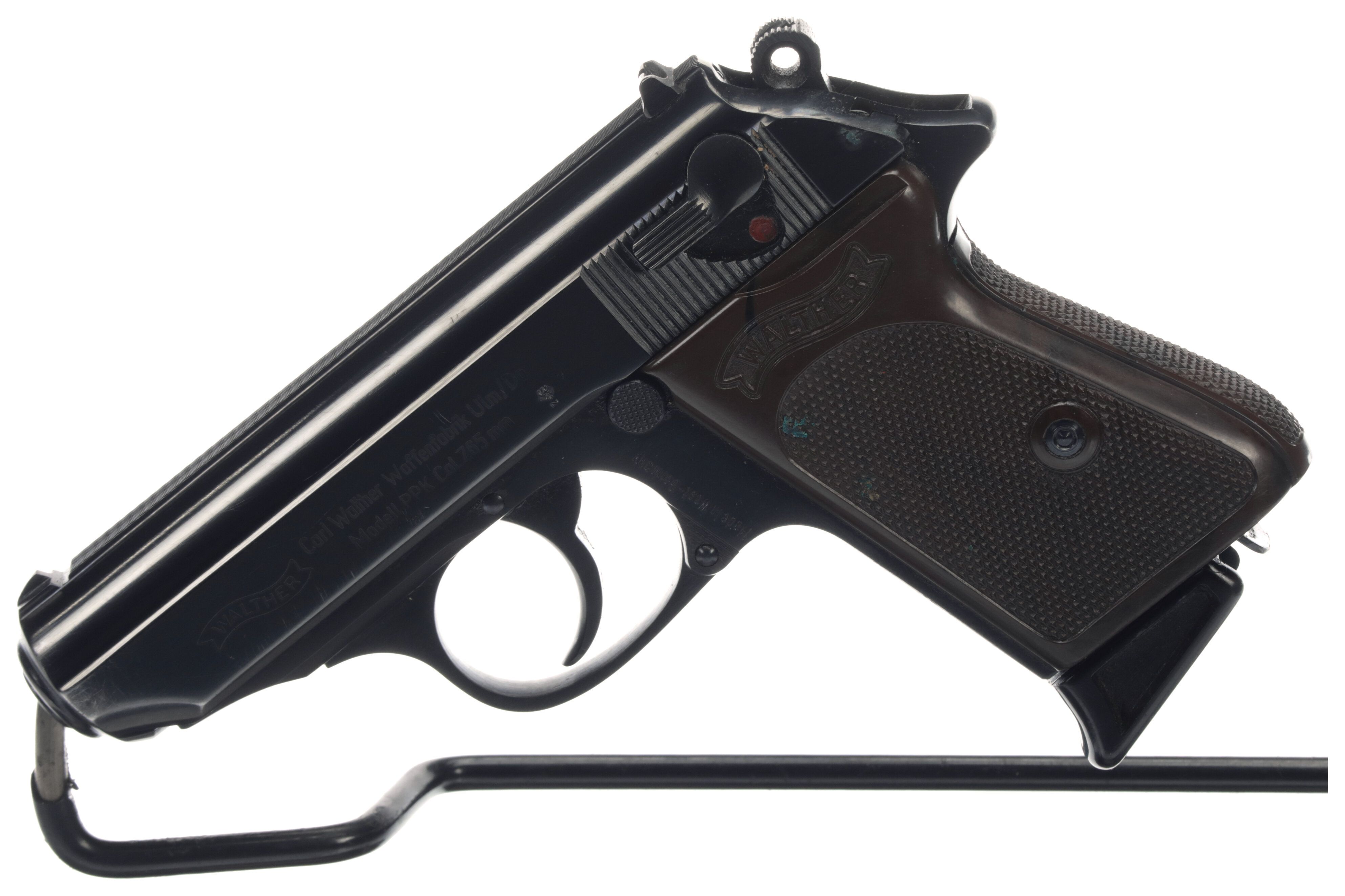 Walther PPK SemiAutomatic Pistol with Holster Rock Island Auction