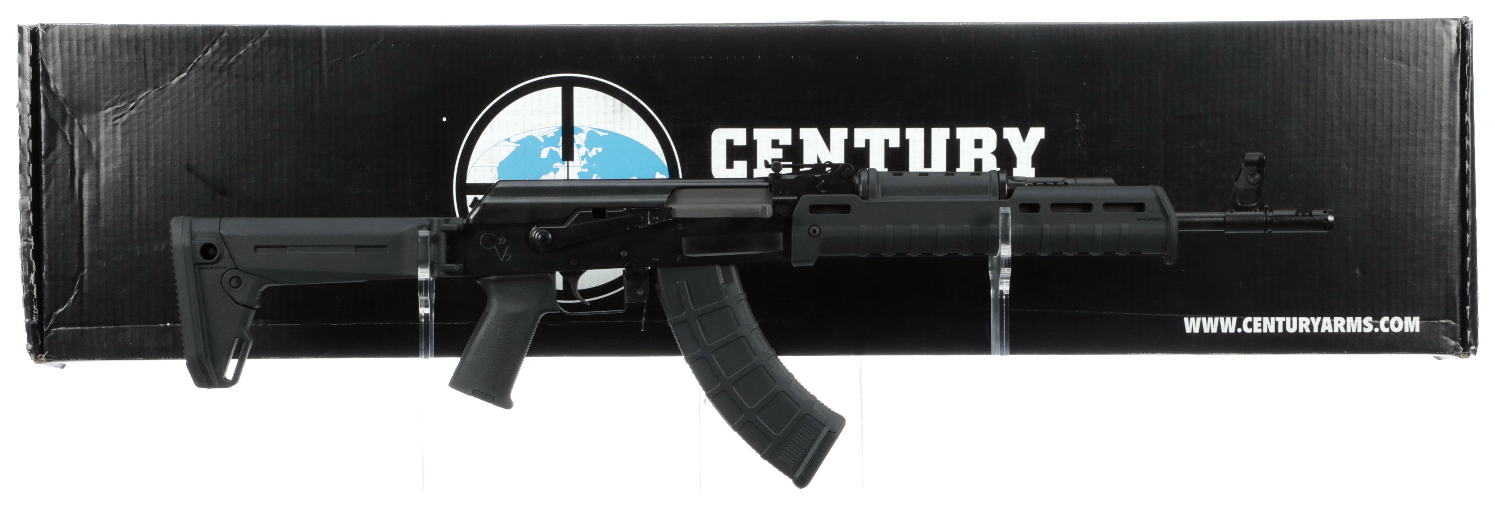 Century Arms Model C39V2 Zhukov SemiAutomatic Rifle with Box Rock