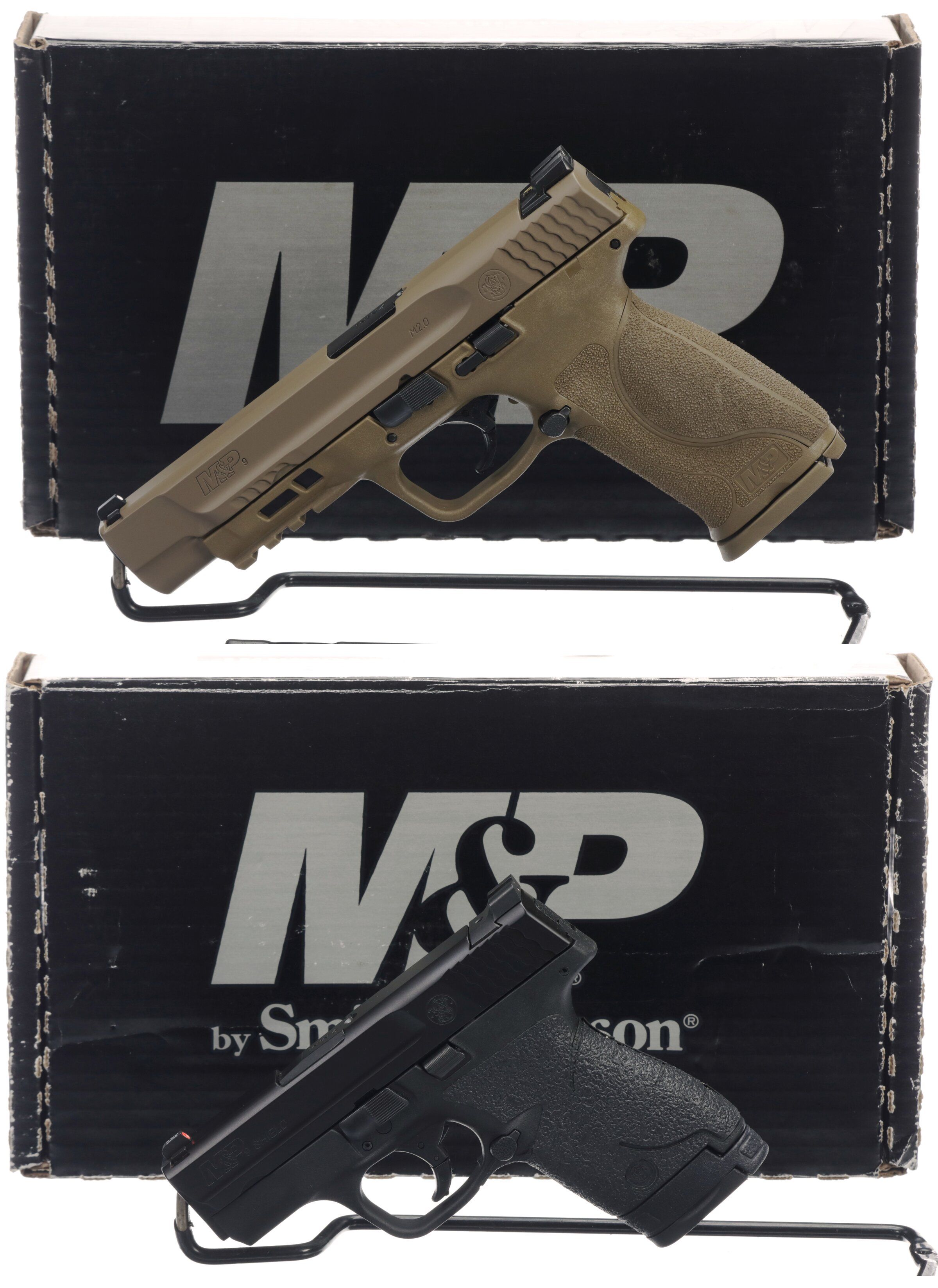 Two Smith & Wesson M&P9 Semi-Automatic Pistols with Boxes | Rock Island ...