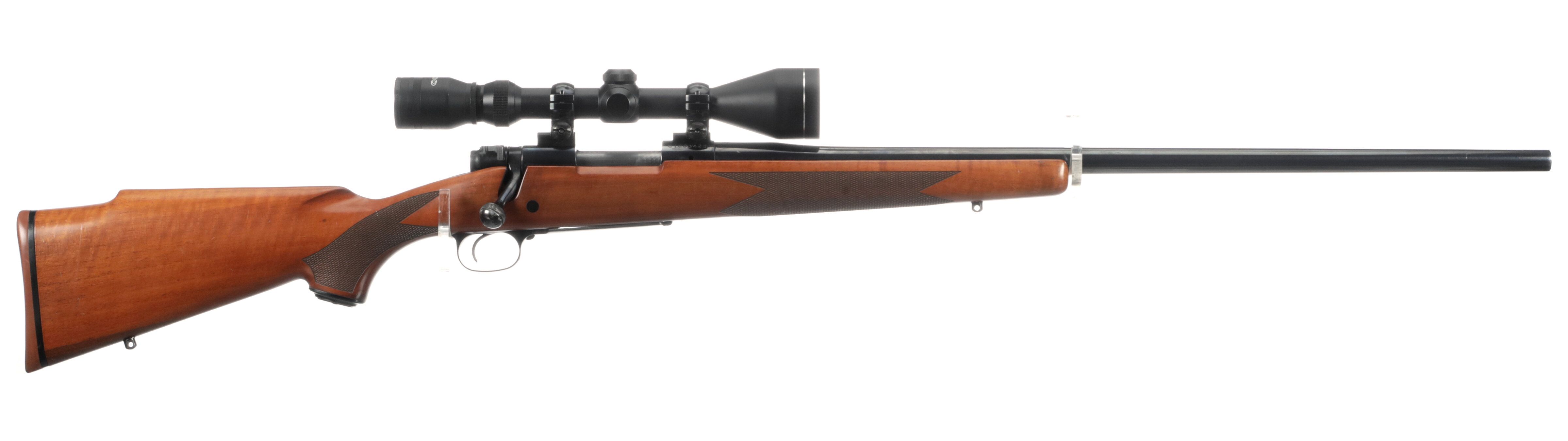 Winchester Model 70 Sporter Varmint Bolt Action Rifle with Scope Rock