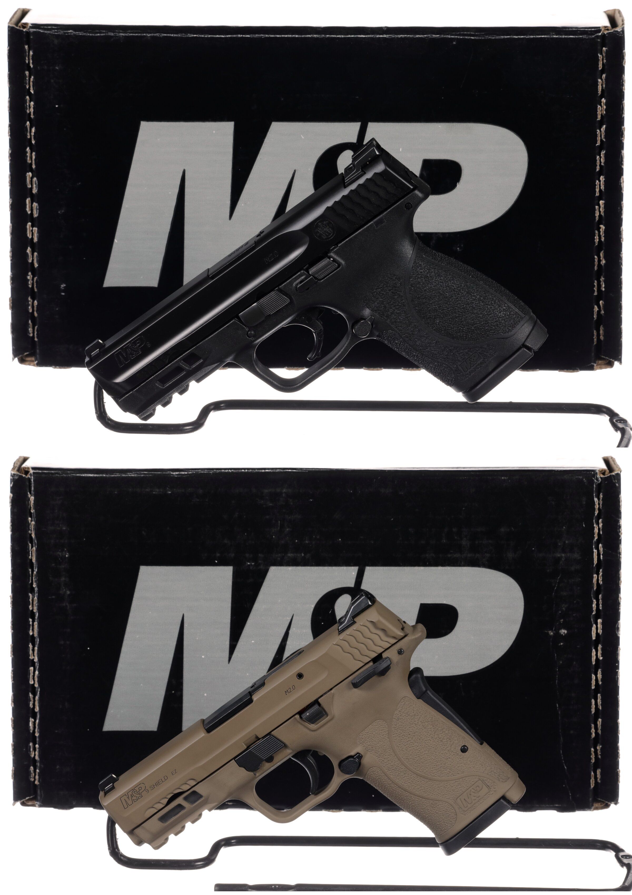 Two Smith & Wesson M&P9 Semi-Automatic Pistols with Boxes | Rock Island ...