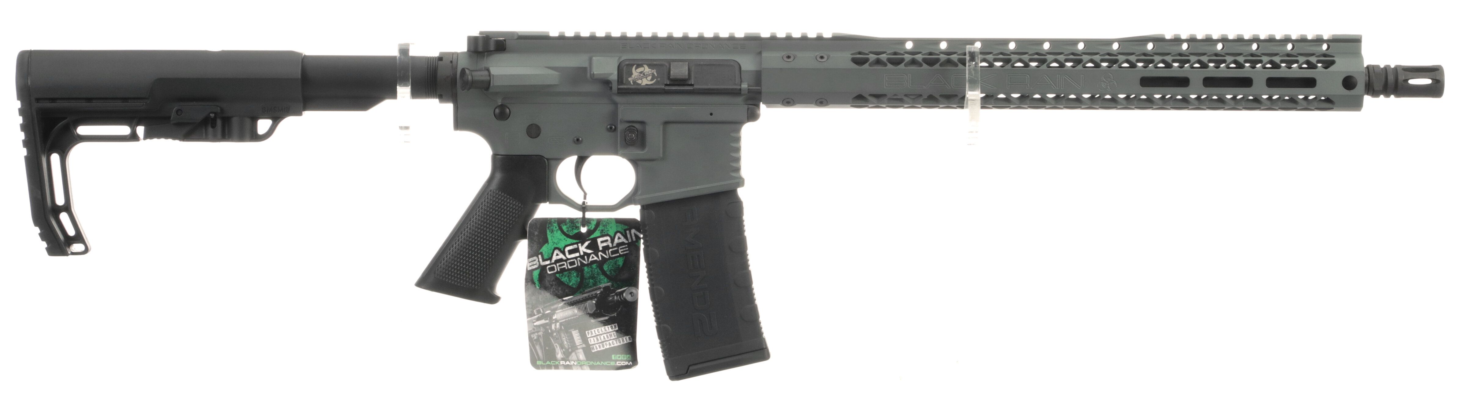 Black rain fallout 15 semi automatic rifle rock island auction