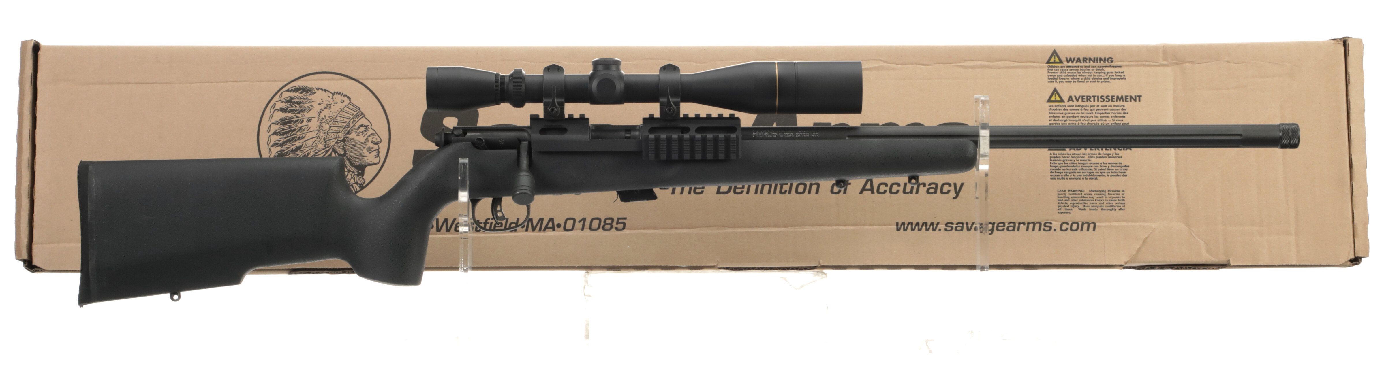 Savage Mark II TRRSR Rifle with Box and Leupold Scope Rock Island