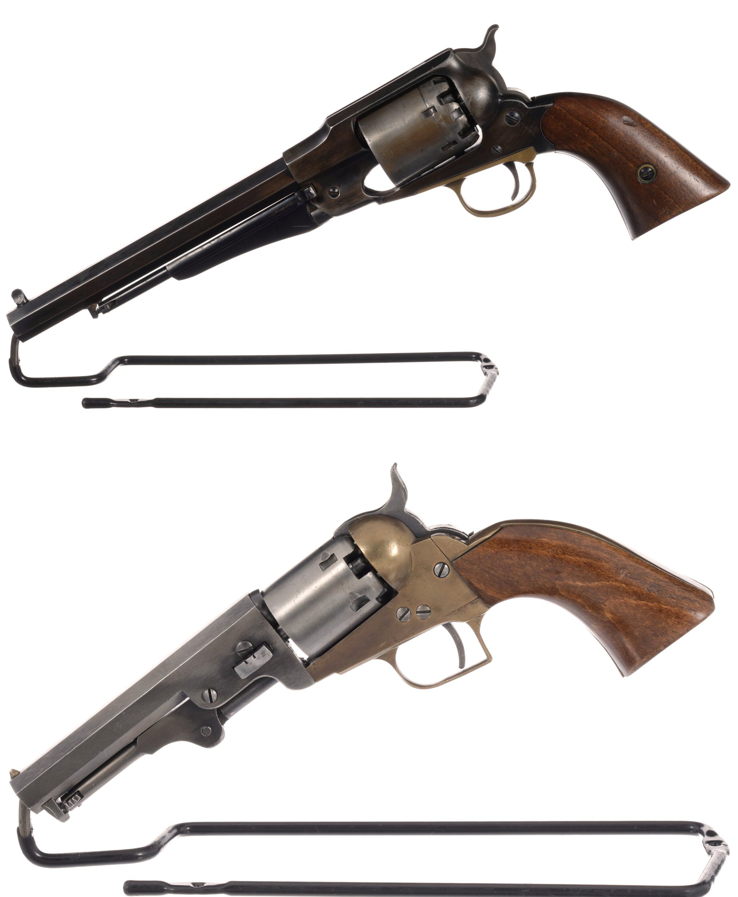 Two Italian Reproduction Percussion Revolvers | Rock Island Auction