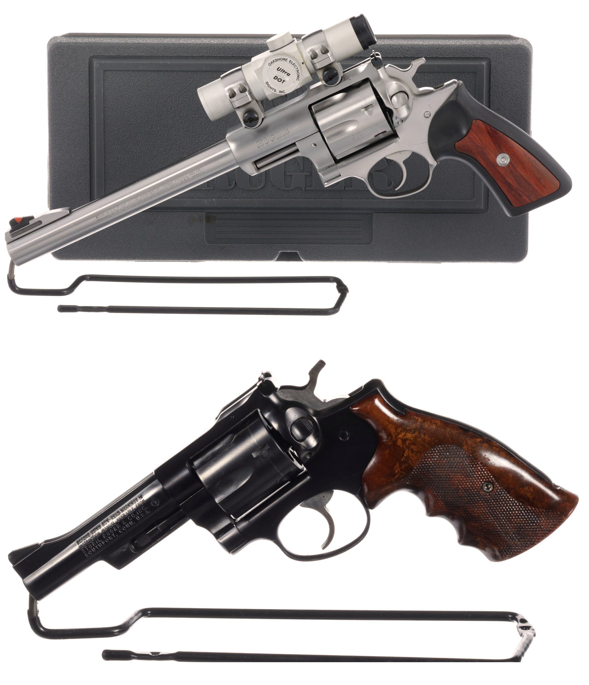 Two Ruger Double Action Revolvers | Rock Island Auction