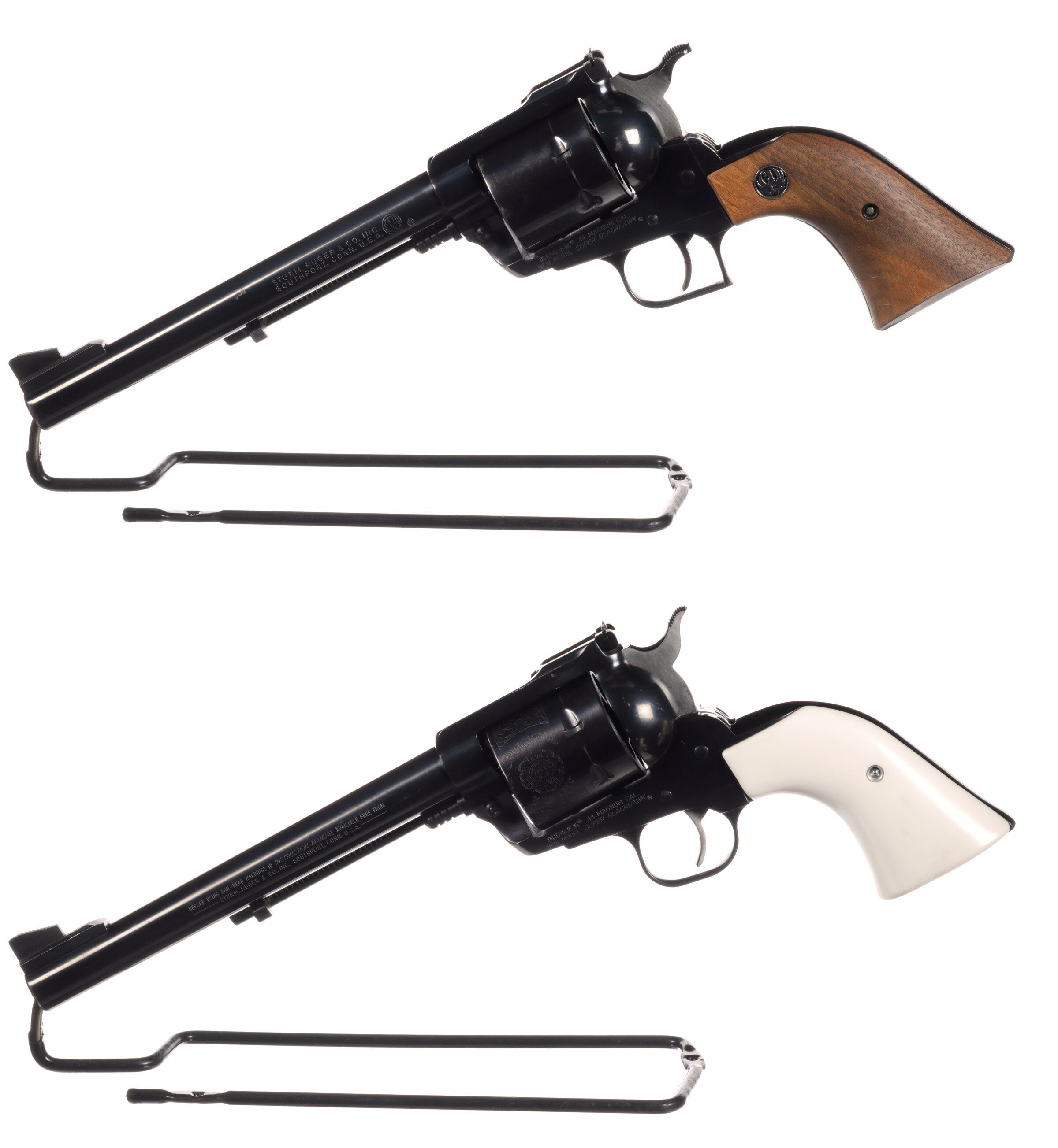 Two Ruger New Model Super Blackhawk Single Action Revolvers