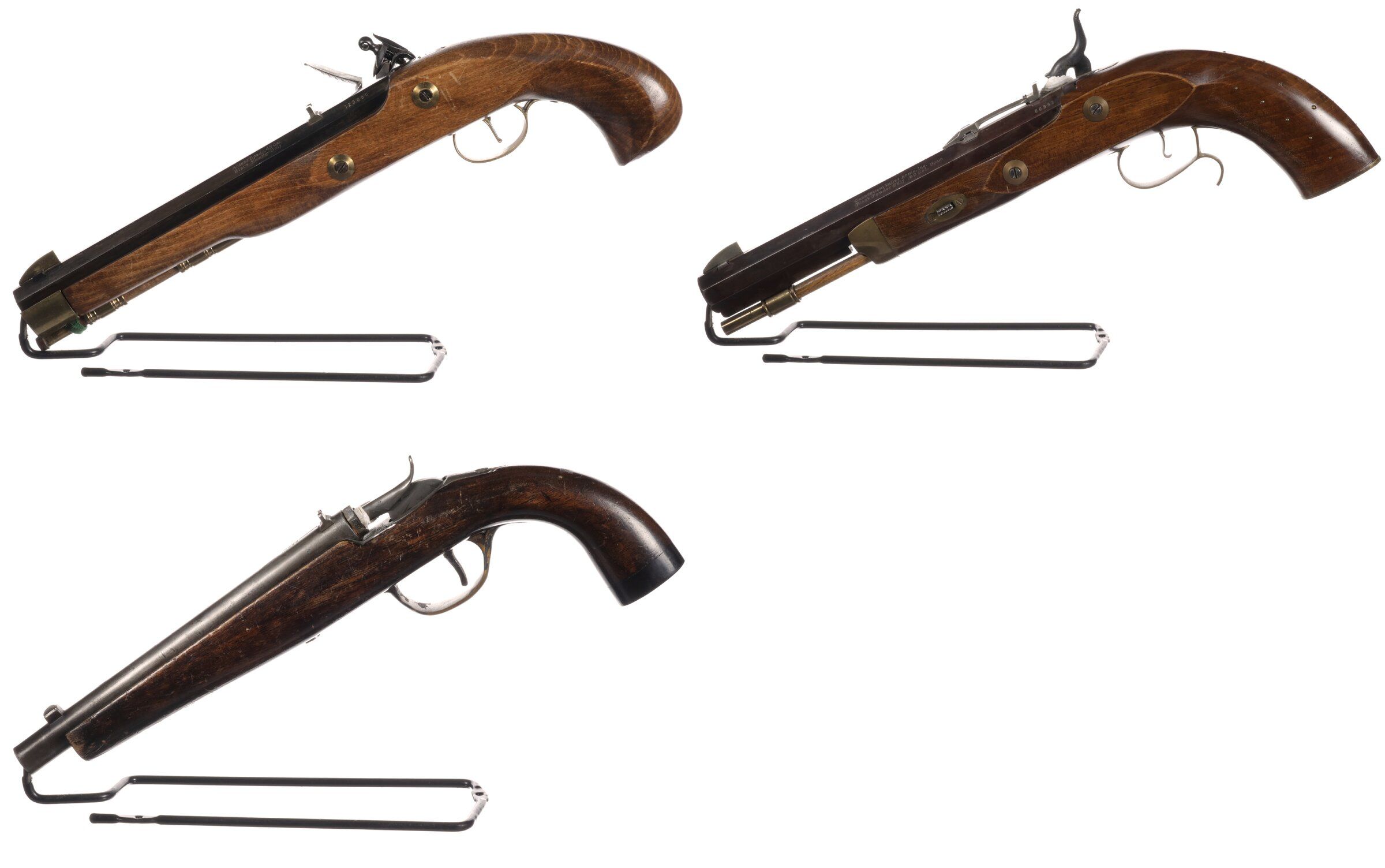 Three Black Powder Pistols Rock Island Auction