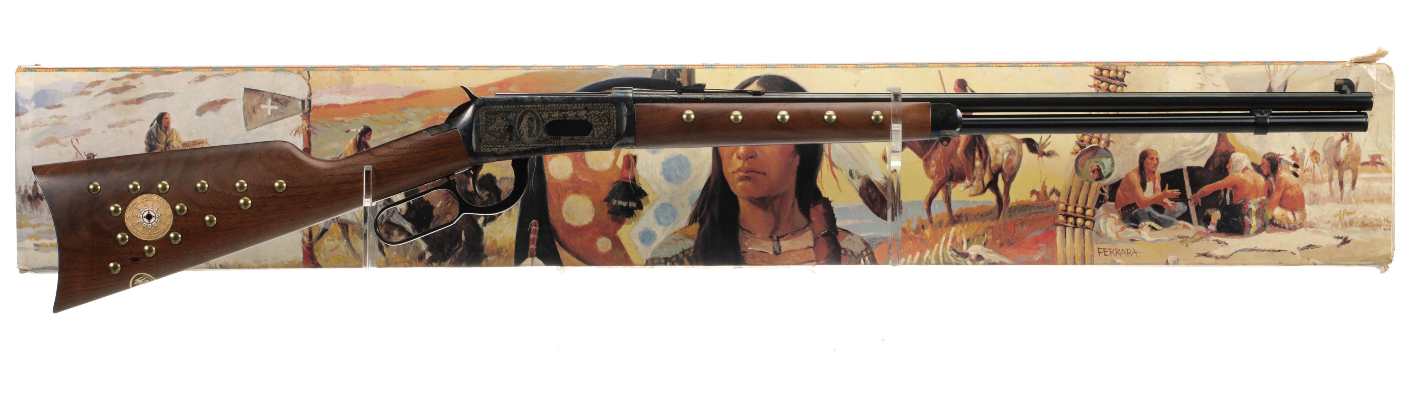 Winchester Model 94 Chief Crazy Horse Commemorative Rifle | Rock Island  Auction, image size:4797x1350