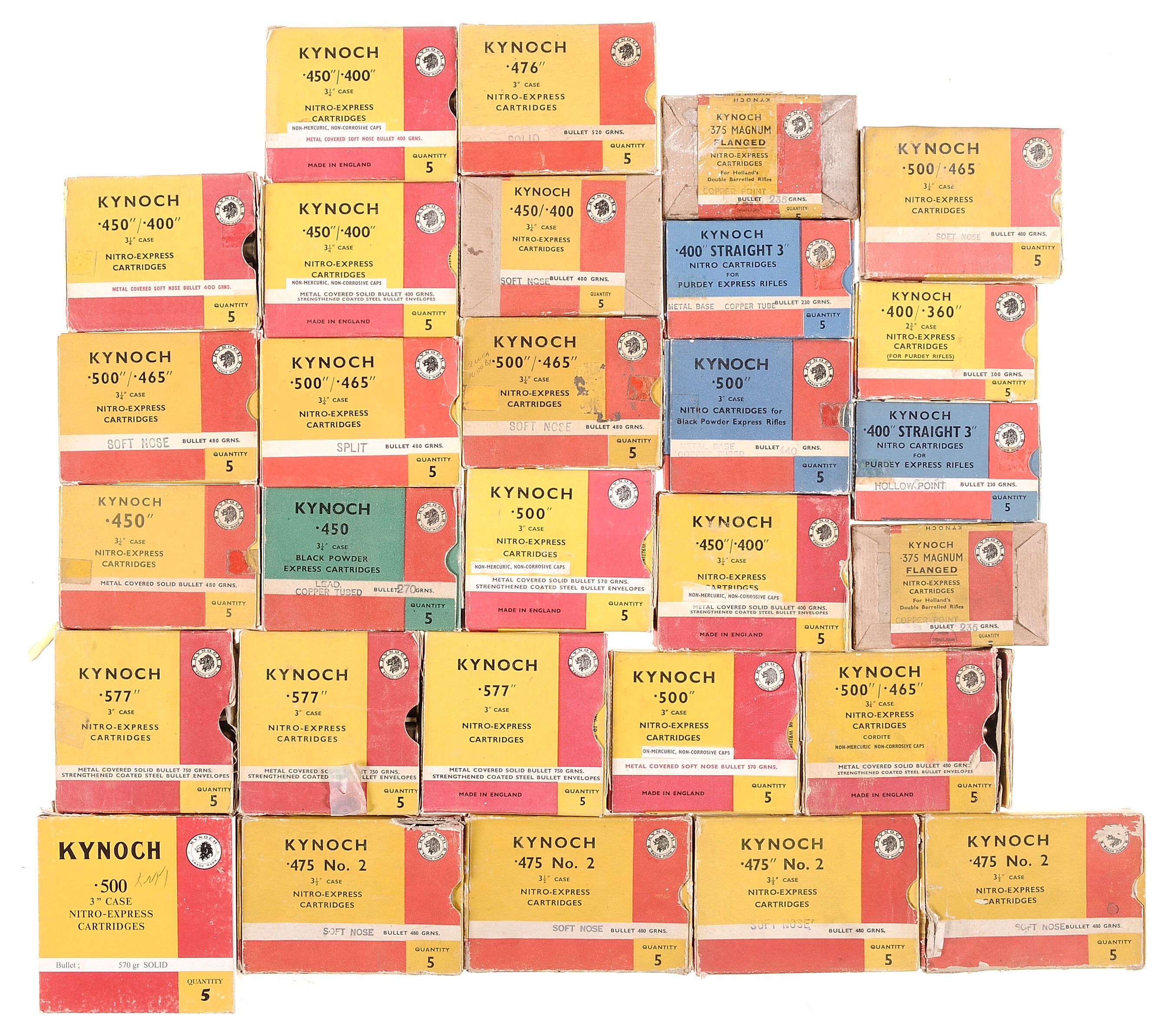 Group of Assorted Kynoch Ammunition | Rock Island Auction 