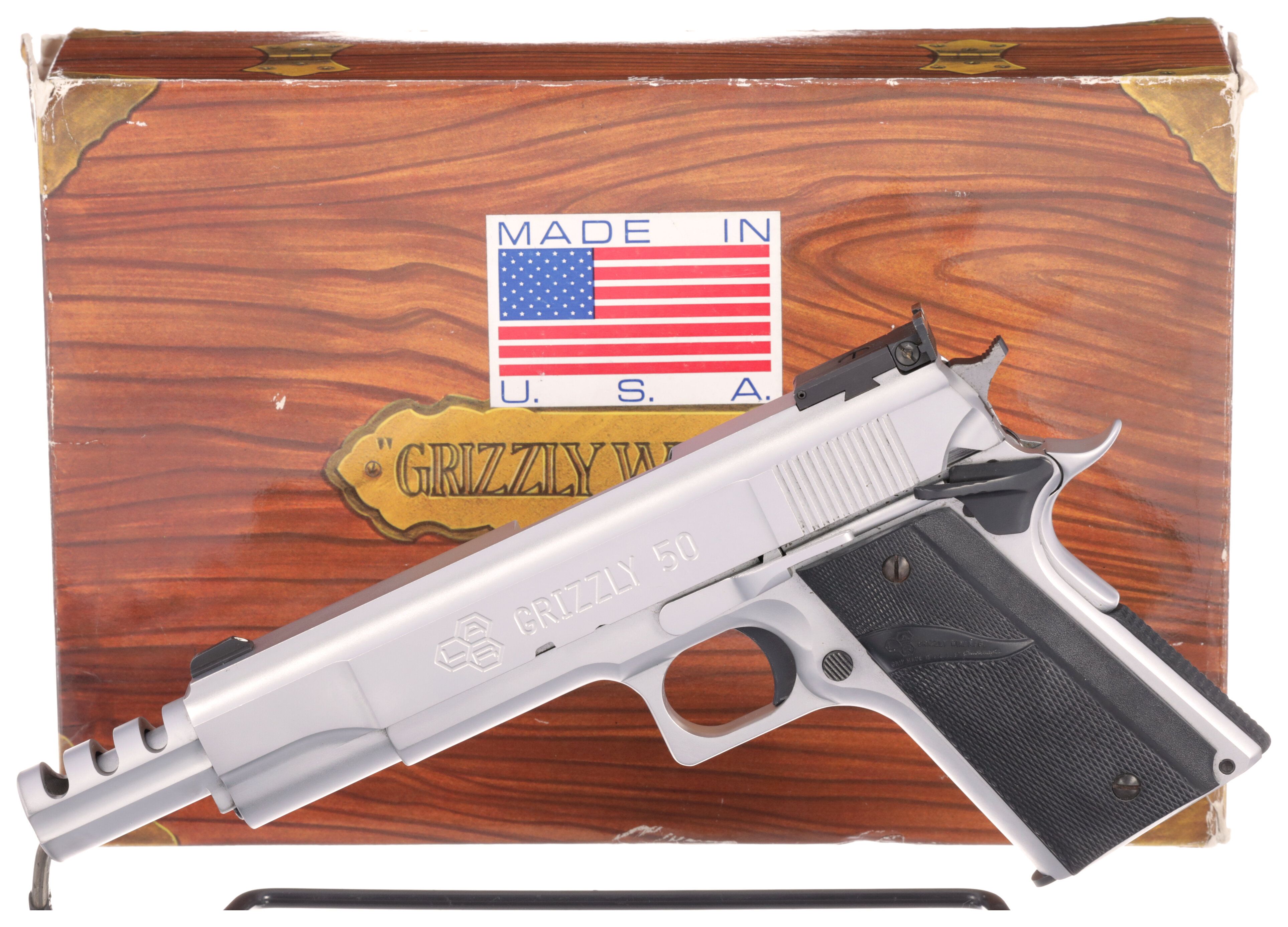 LAR Grizzly 50 Mark V Semi-Automatic Pistol with Box | Rock Island Auction