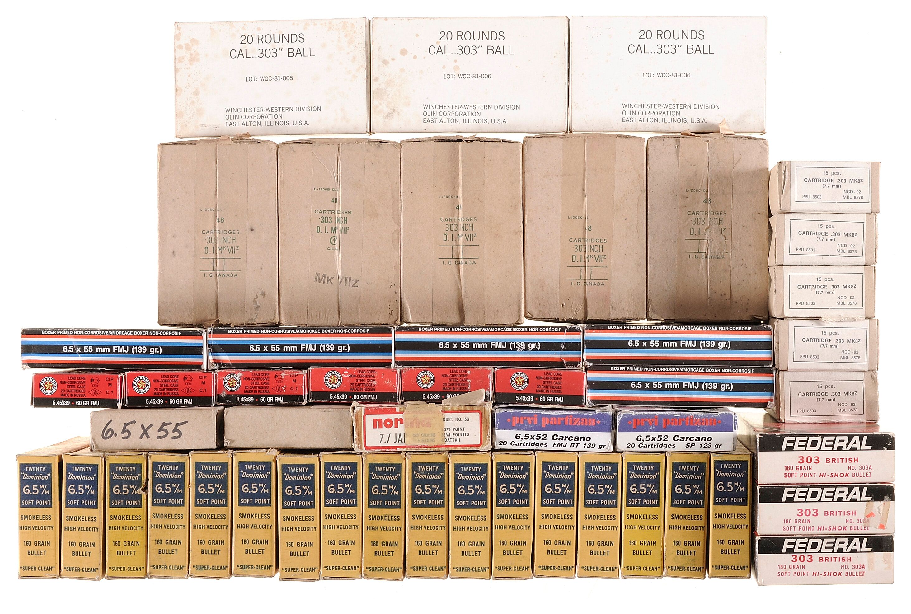 Group of Rifle Caliber Ammunition | Rock Island Auction