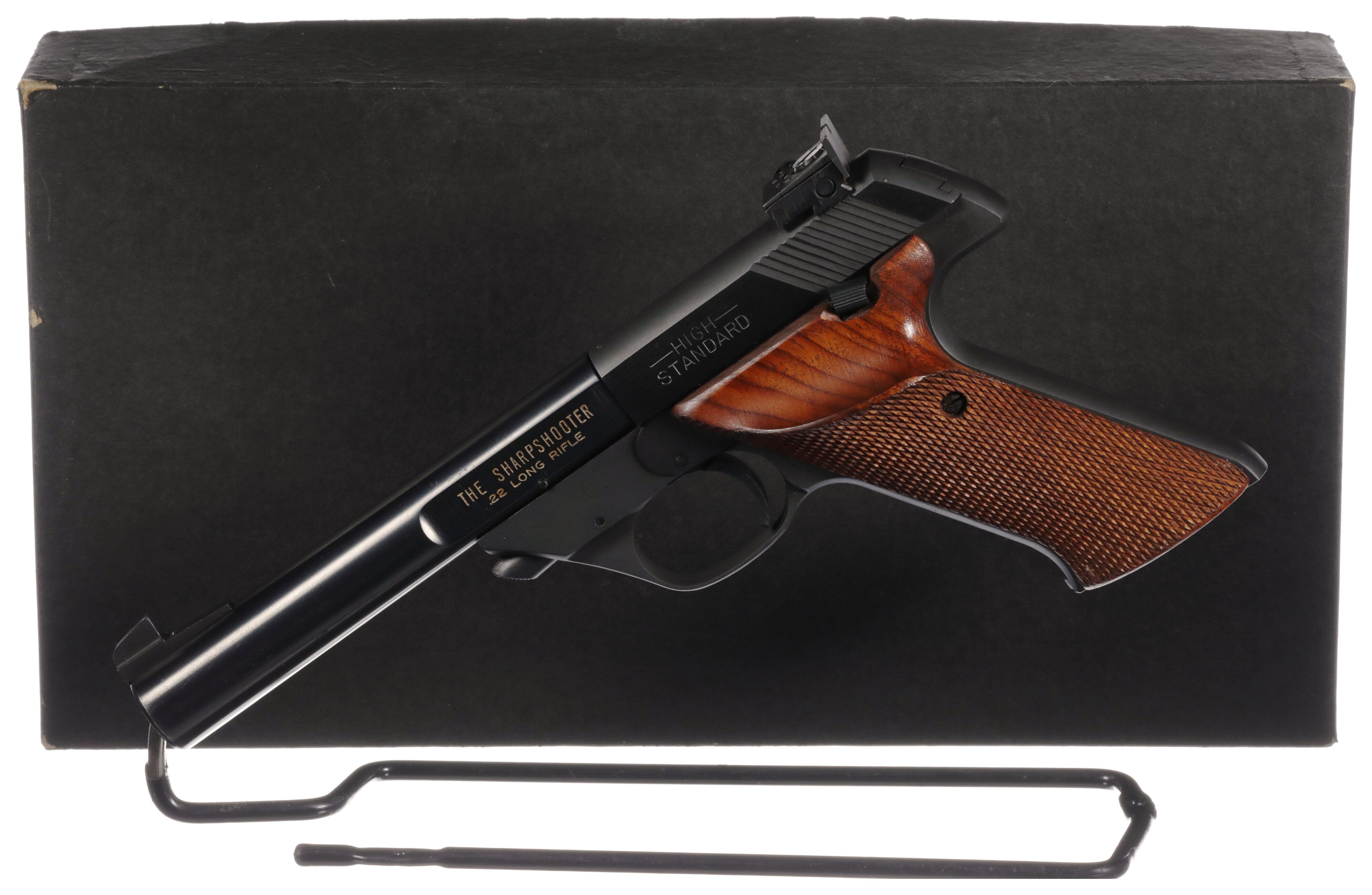 High Standard The Sharpshooter Semi-Automatic Pistol with Box | Rock ...