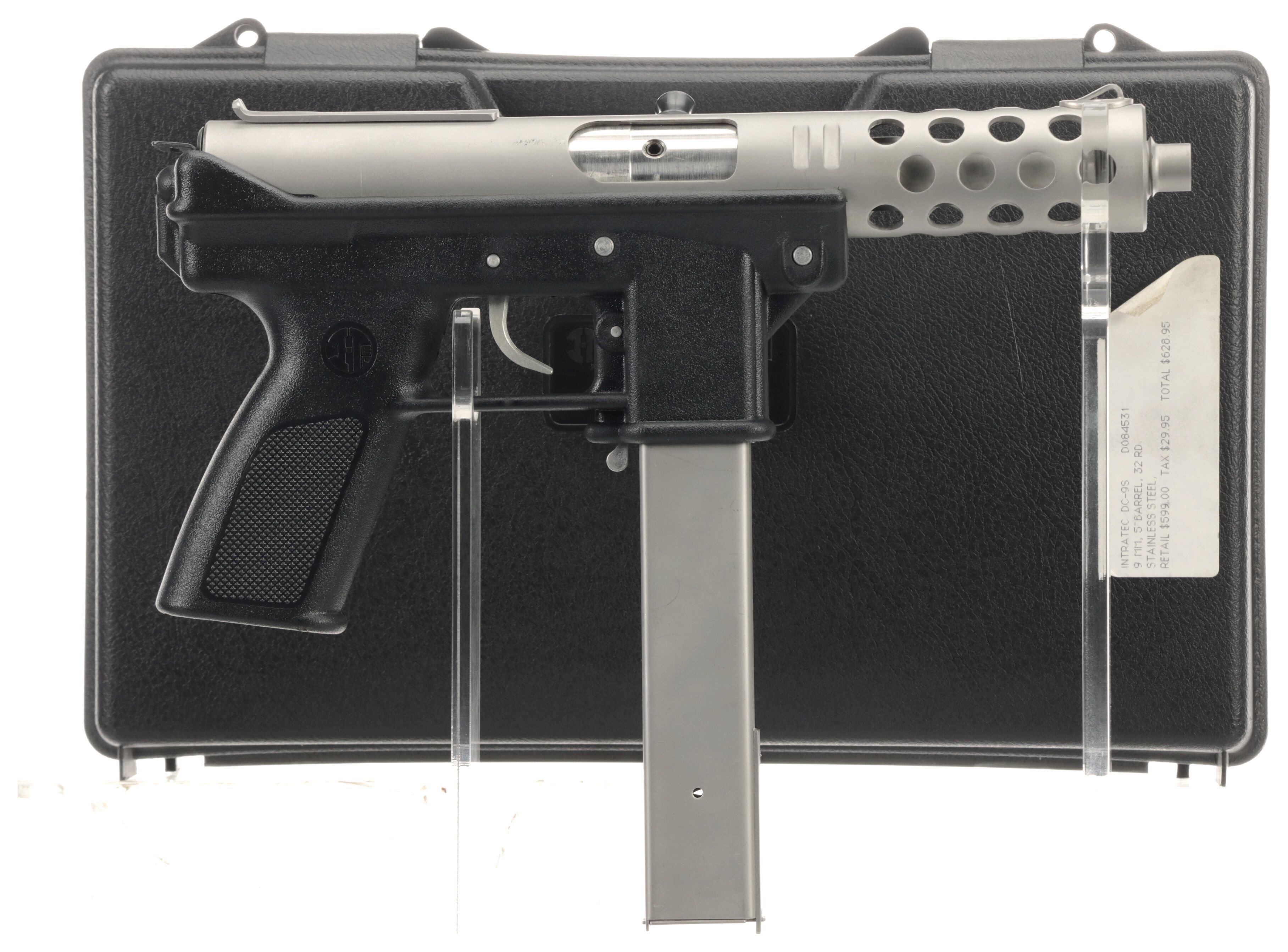 Intratec Model TECDC9 SemiAutomatic Pistol with Case Rock Island