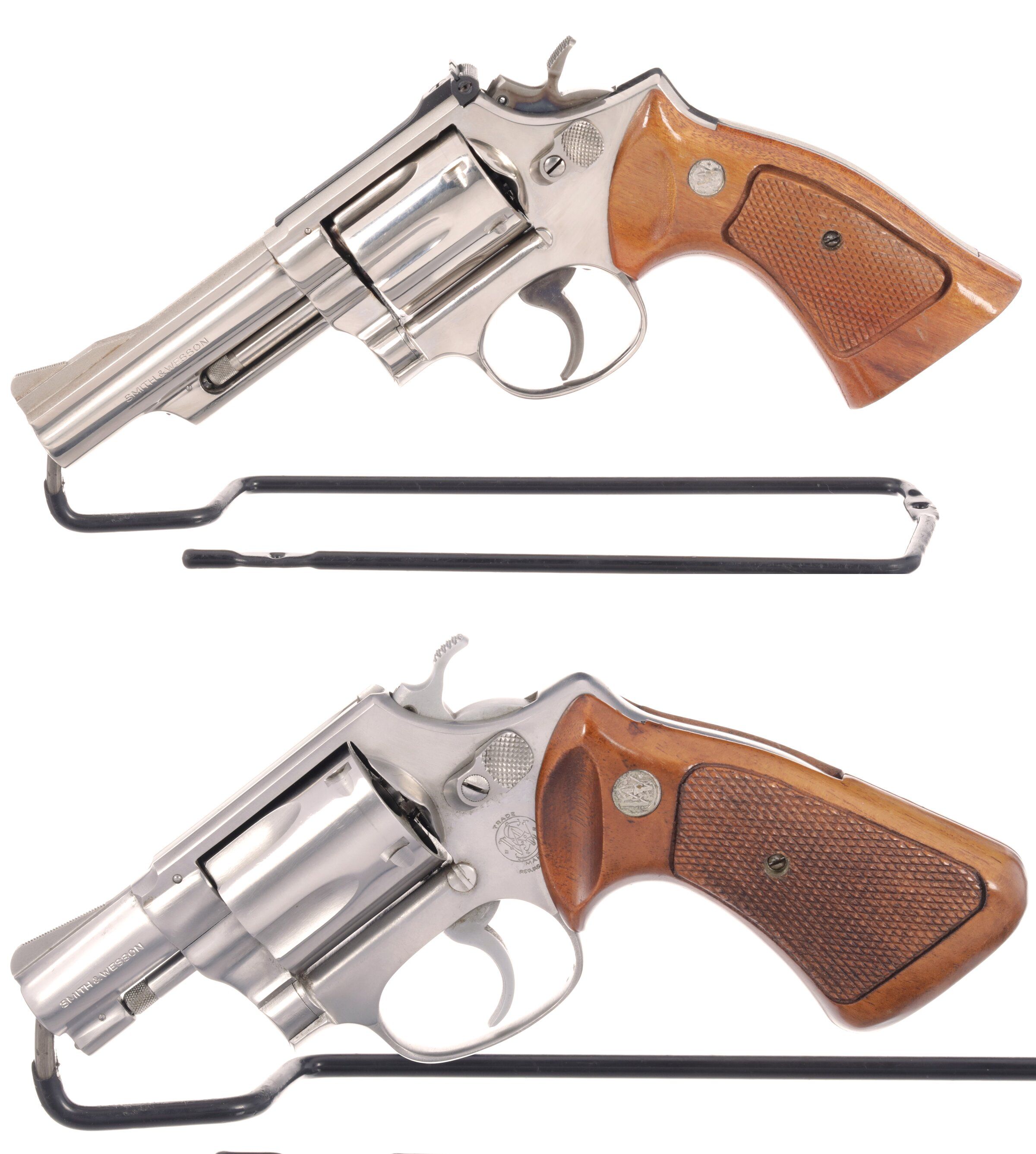 Two Smith & Wesson Double Action Revolvers 