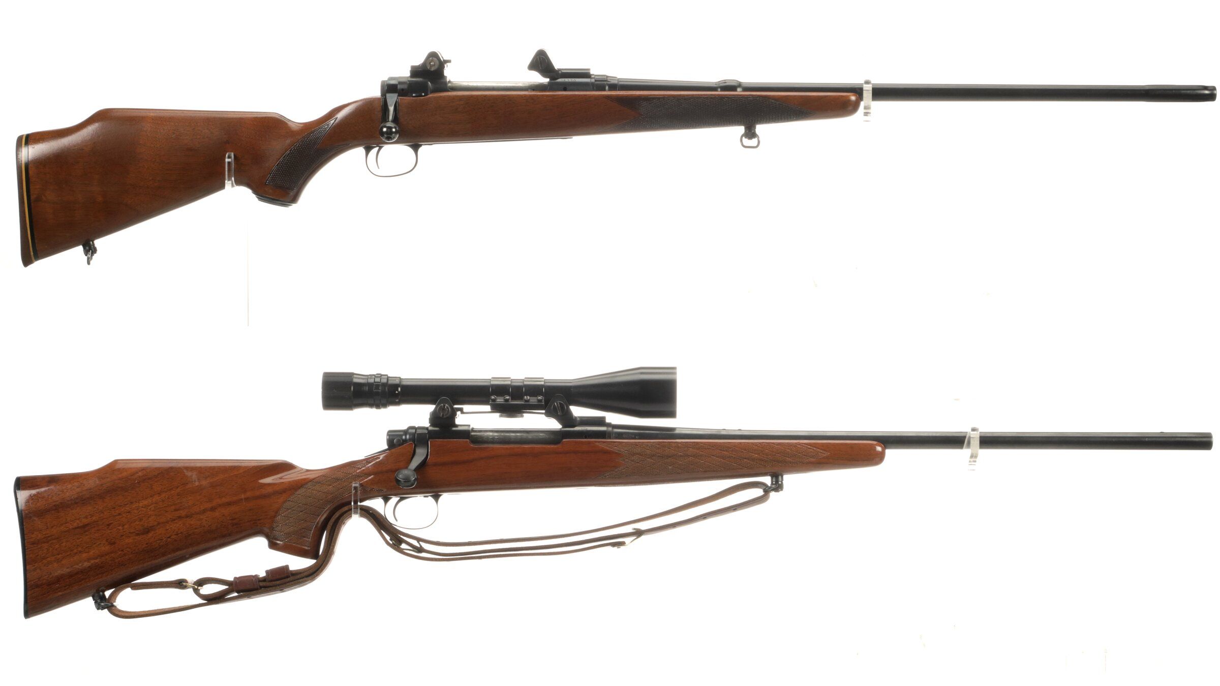 Two bolt action rifles rock island auction