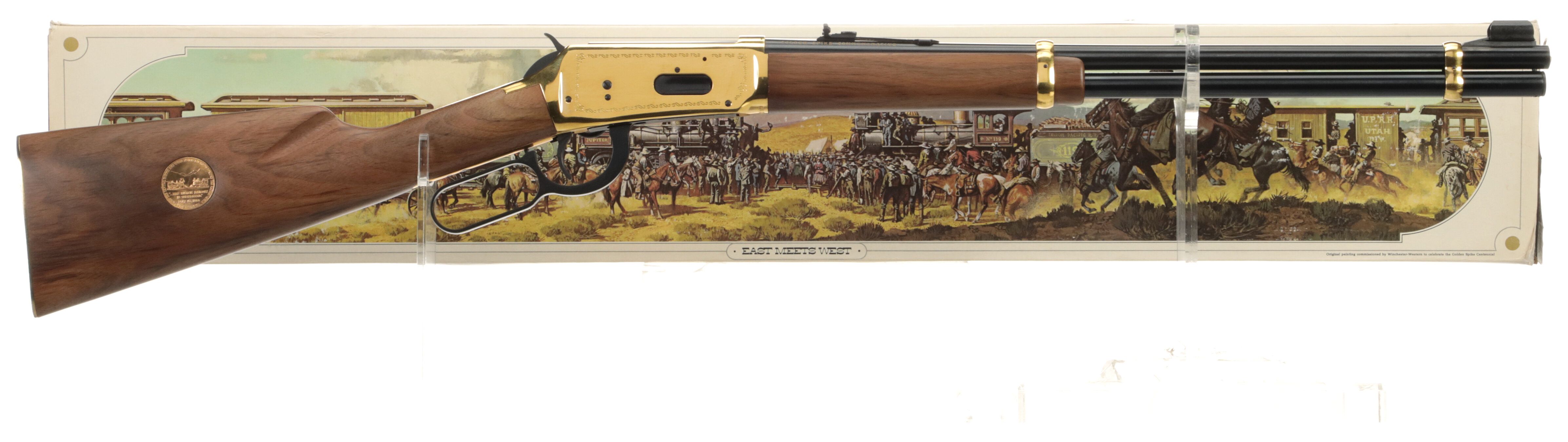 Winchester Model 94 Golden Spike Commemorative Carbine with Box Rock