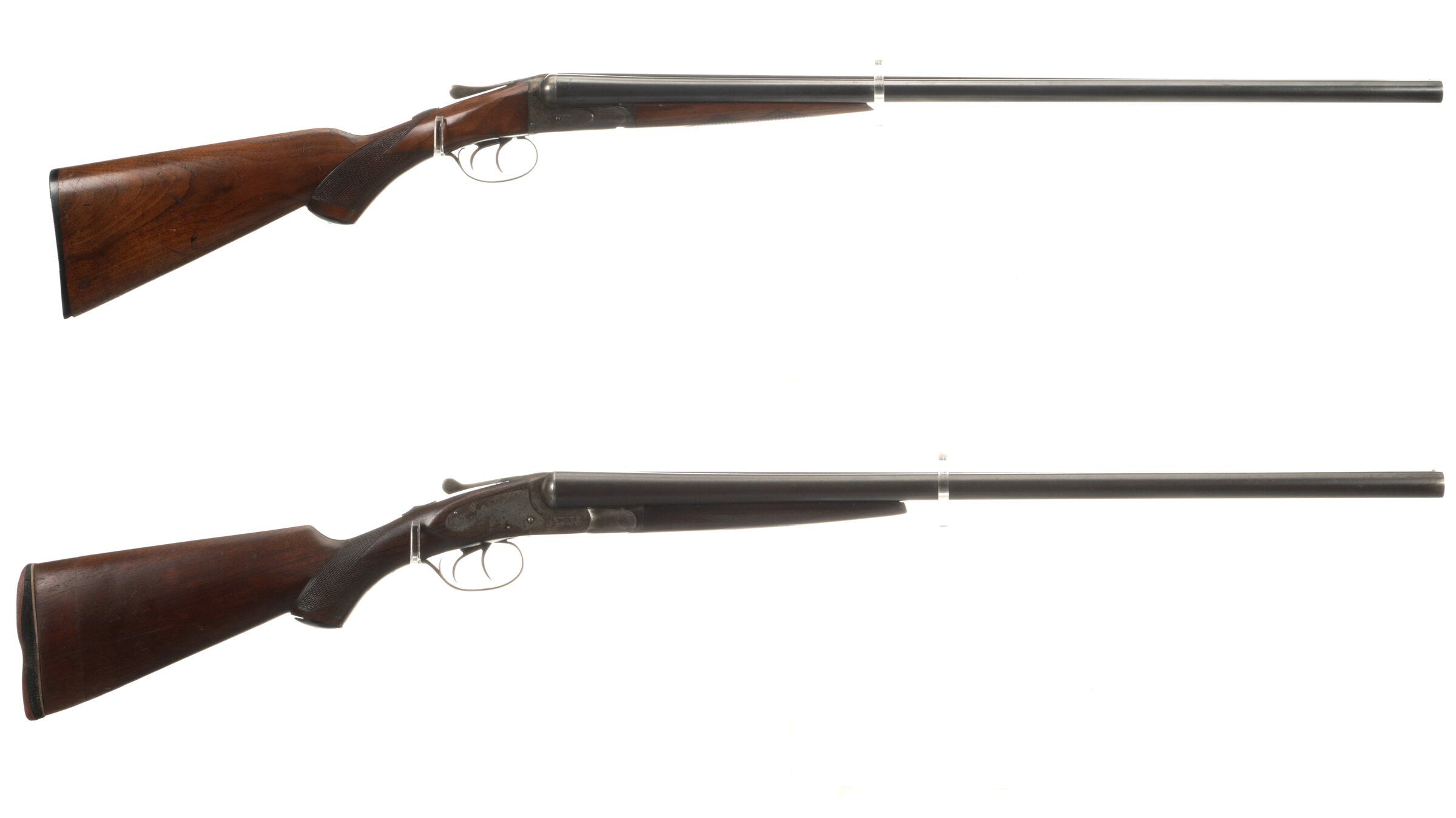 two-double-barrel-shotguns-rock-island-auction