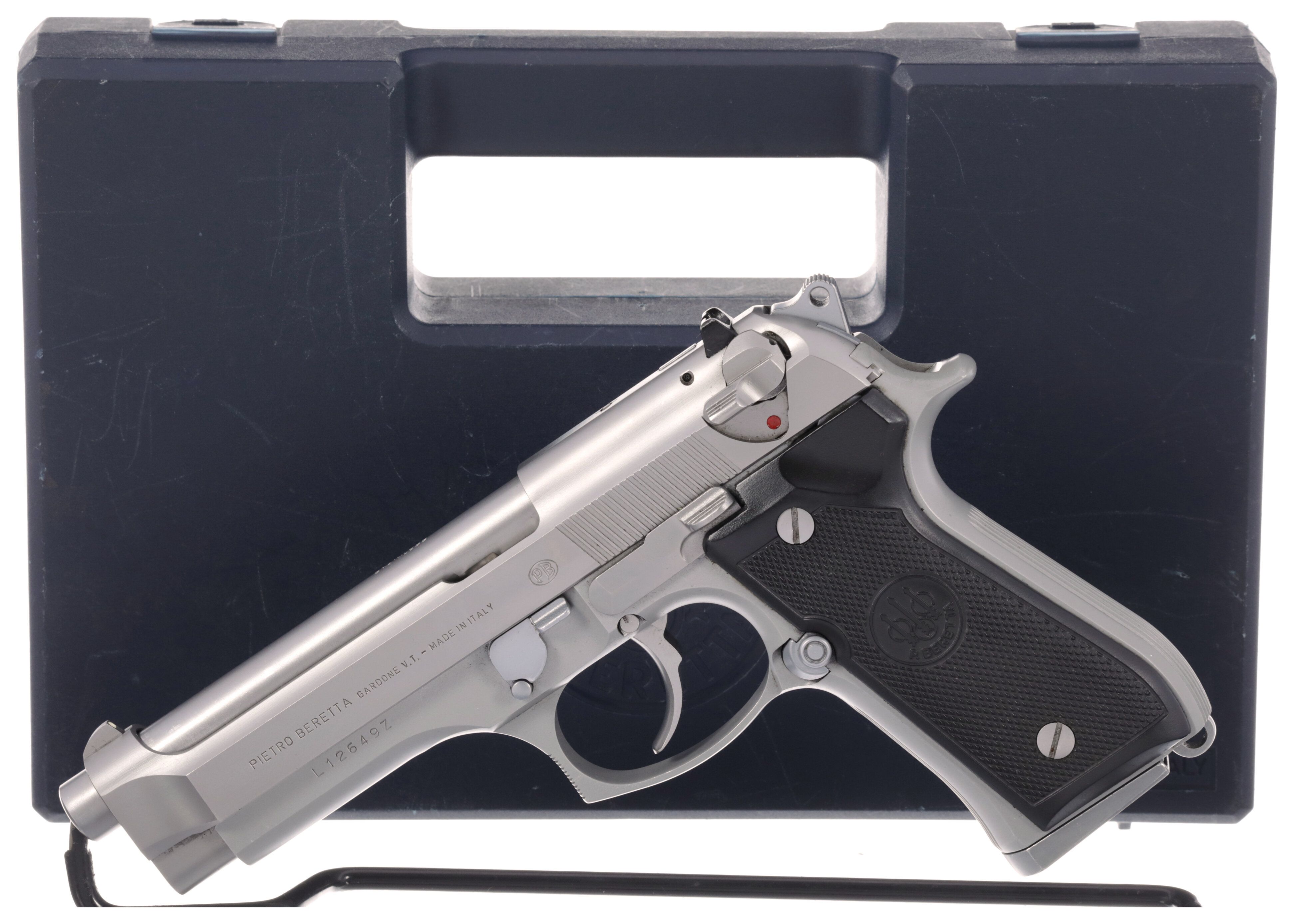 Beretta Model 92FS Inox Semi-Automatic Pistol with Case | Rock Island ...