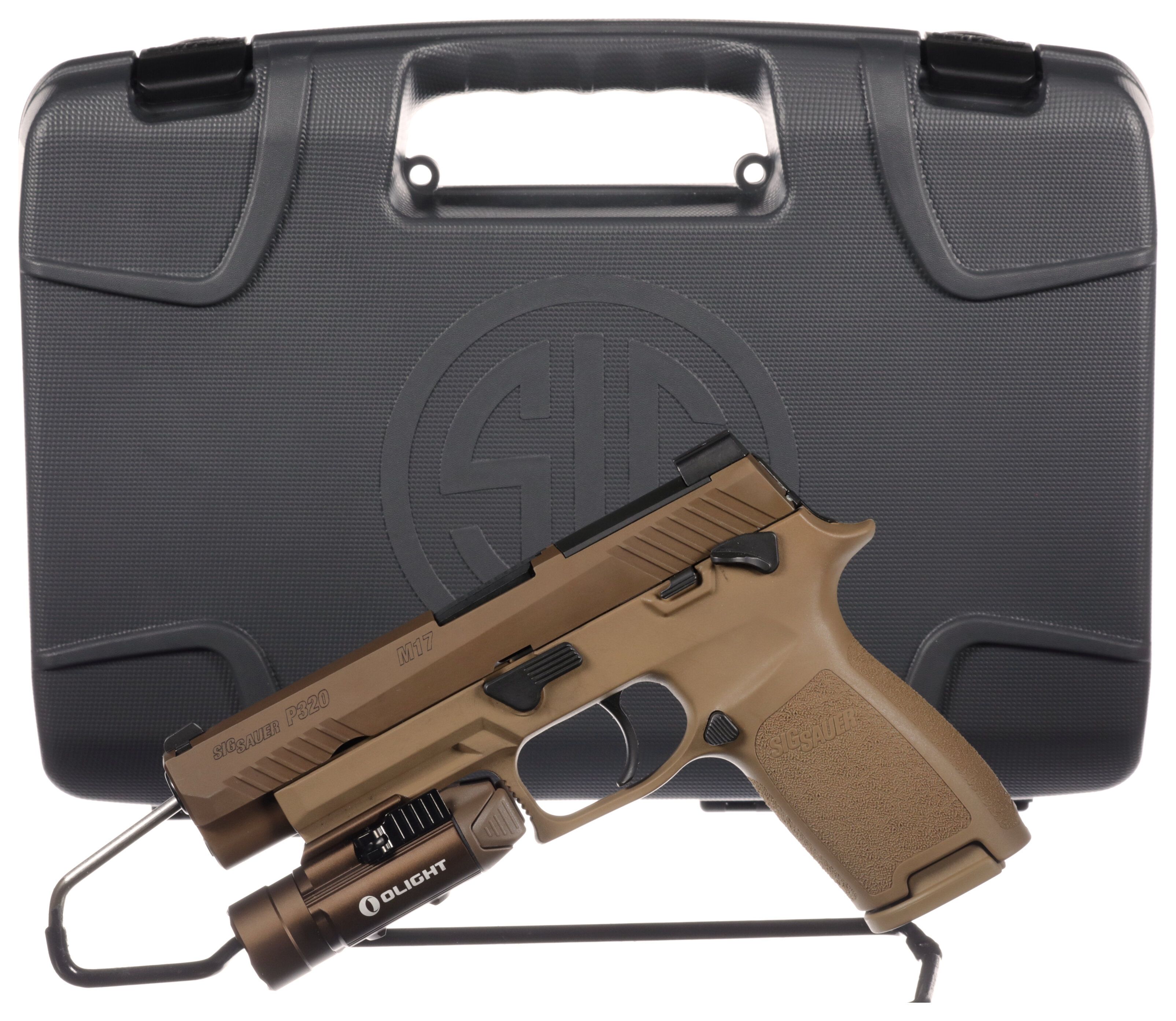 Sig Sauer Model P320 M17 Pistol with Leupold Delta Point Pro Rock
