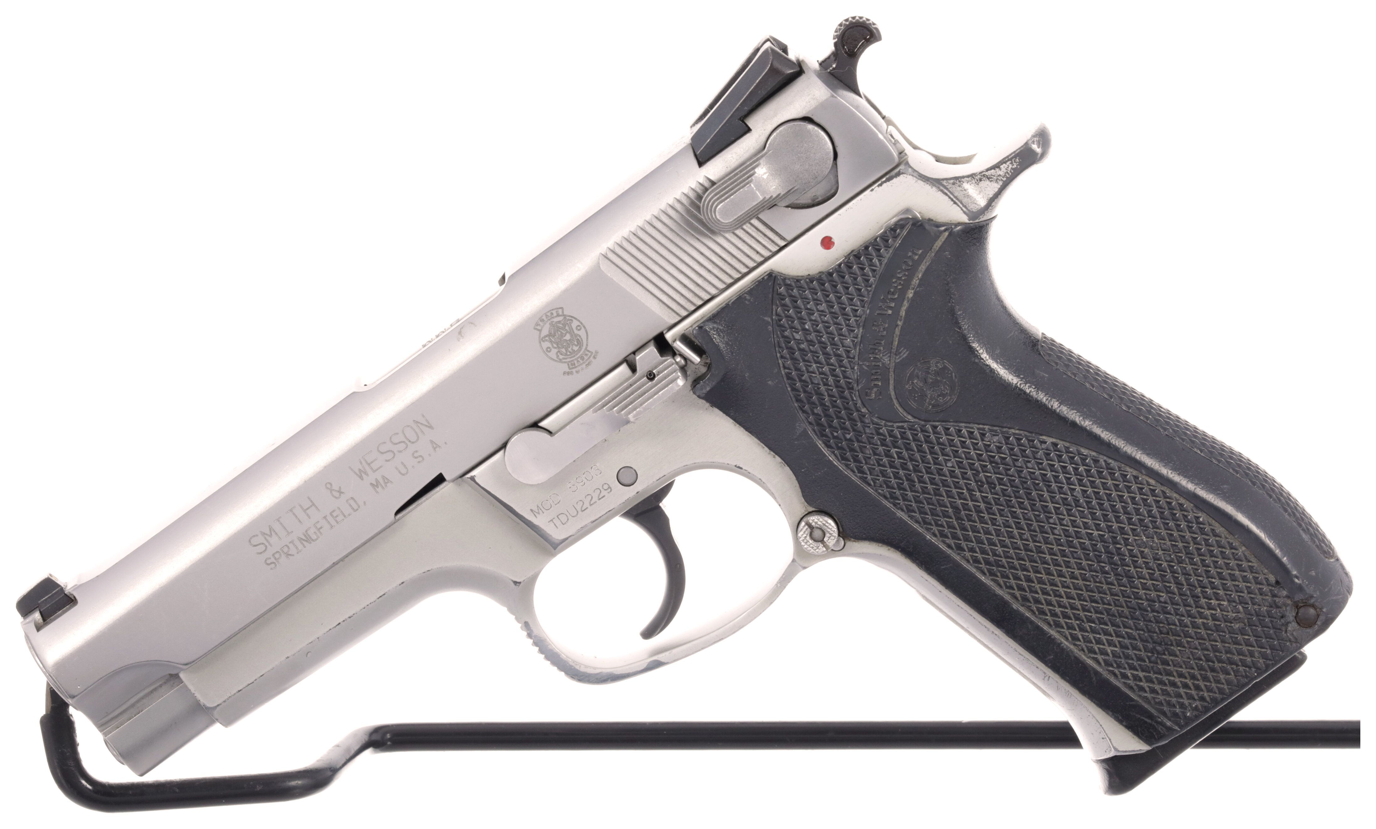 static co., ｜WAVE (silver) Smith & Wesson 5903-SSV For Sale - Price and Used Value - Blue