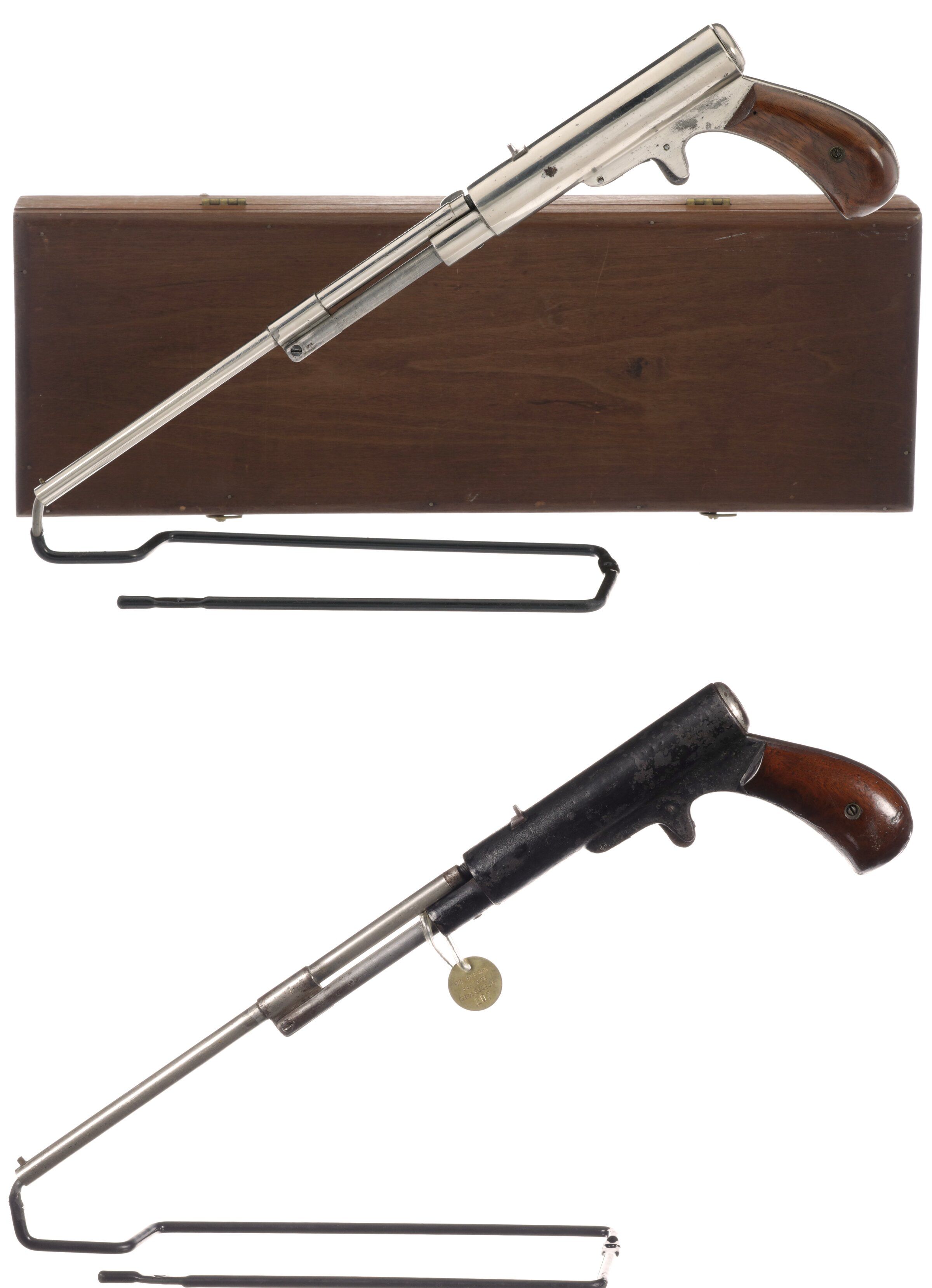 Two Johnson & Bye Champion Single Shot Air Pistols | Rock Island Auction