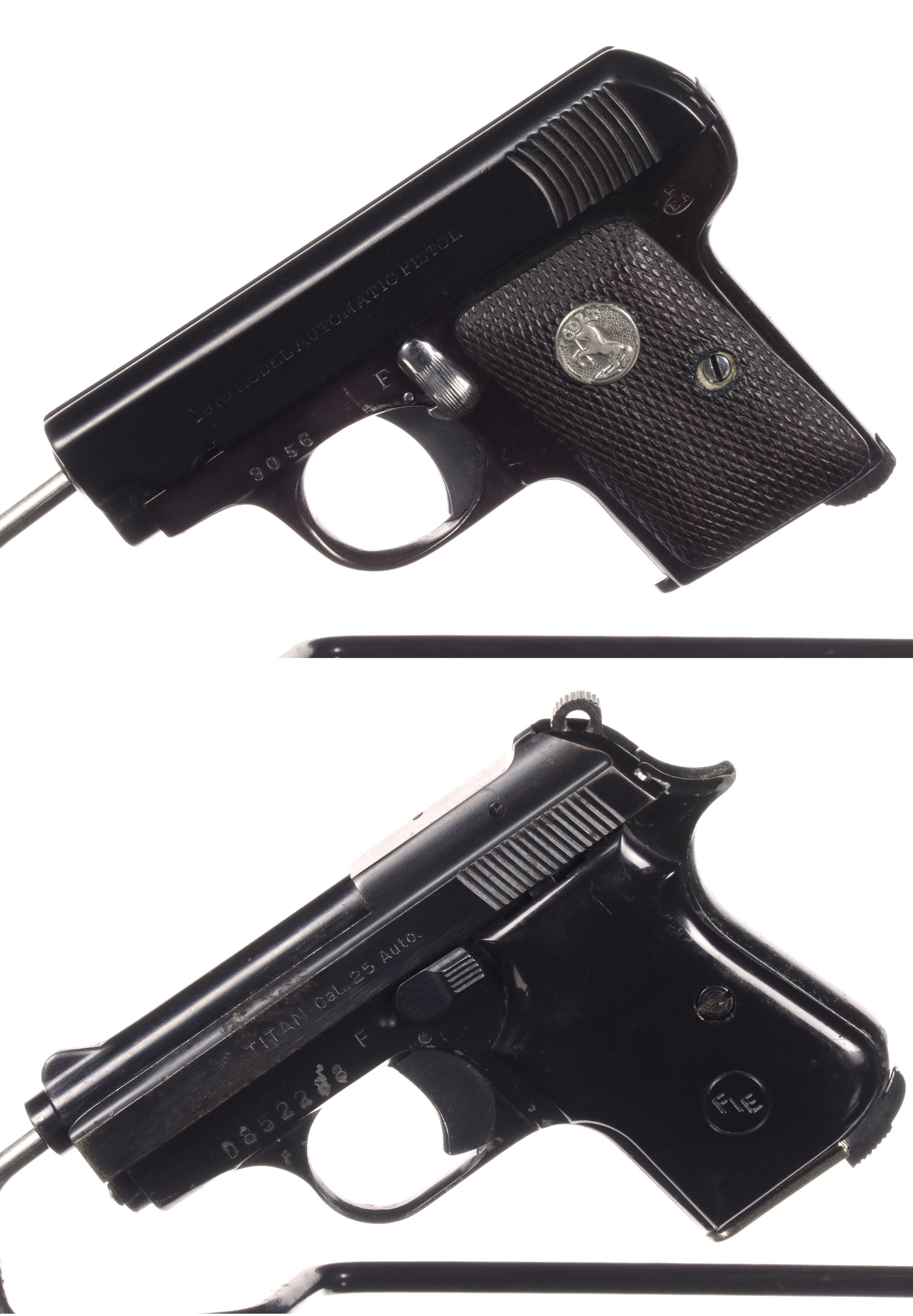 Two SemiAutomatic Pocket Pistols Rock Island Auction