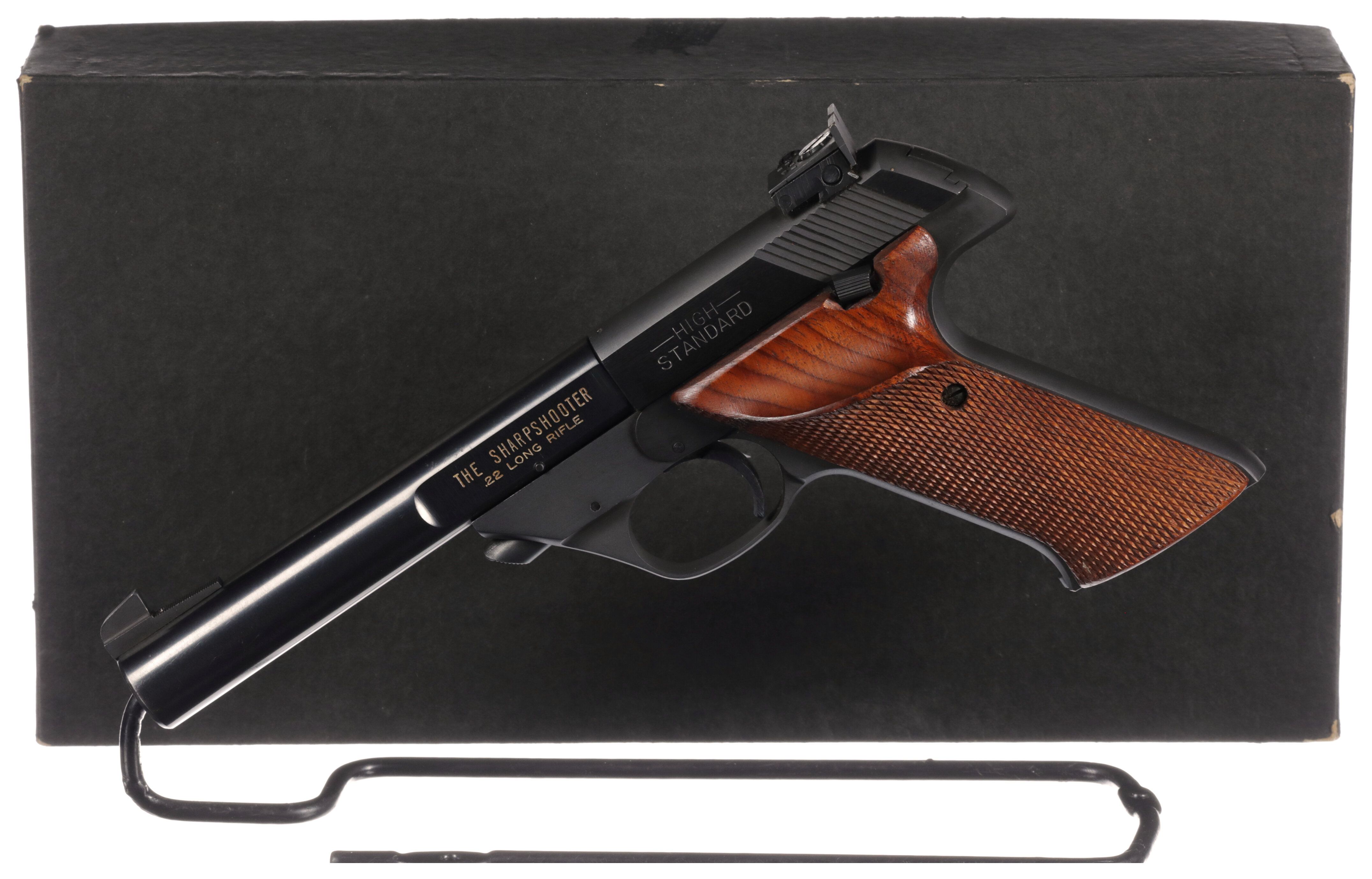High Standard The Sharpshooter Semi-Automatic Pistol with Box | Rock ...