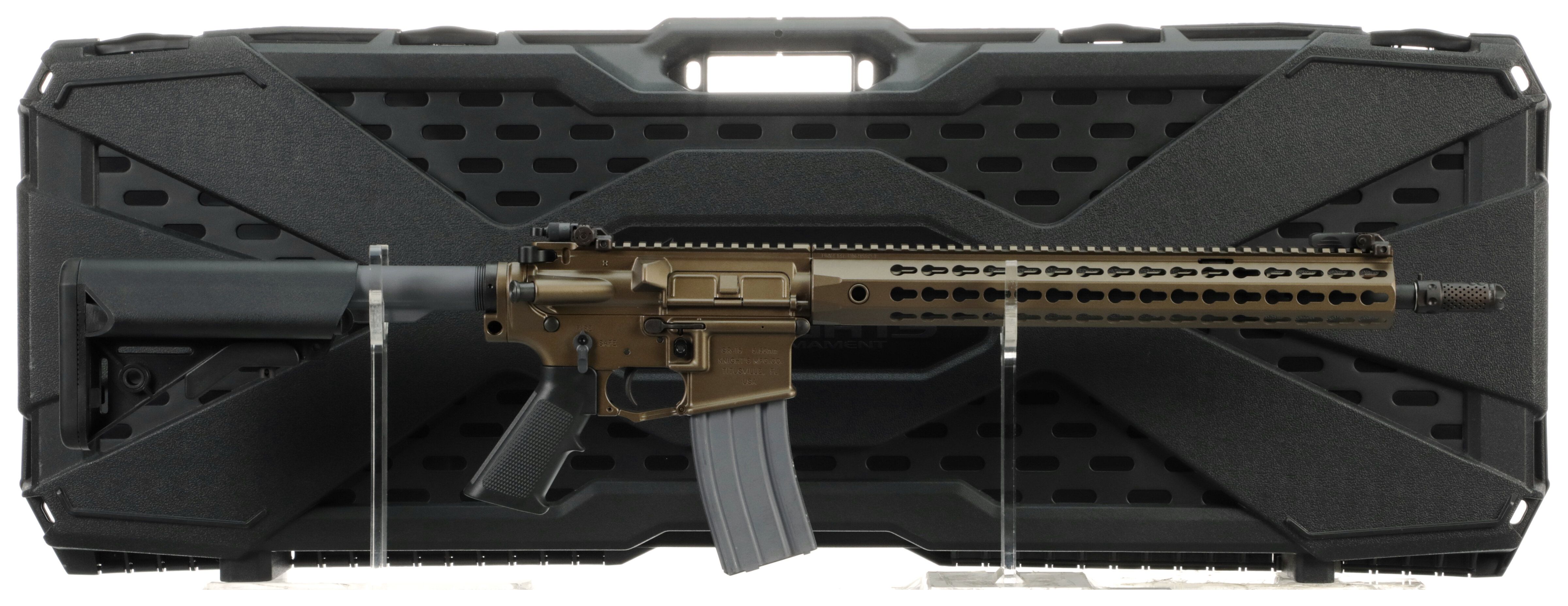 Knight's Manufacturing Co. SR-15 Mod 2 Rifle with Case | Rock Island ...