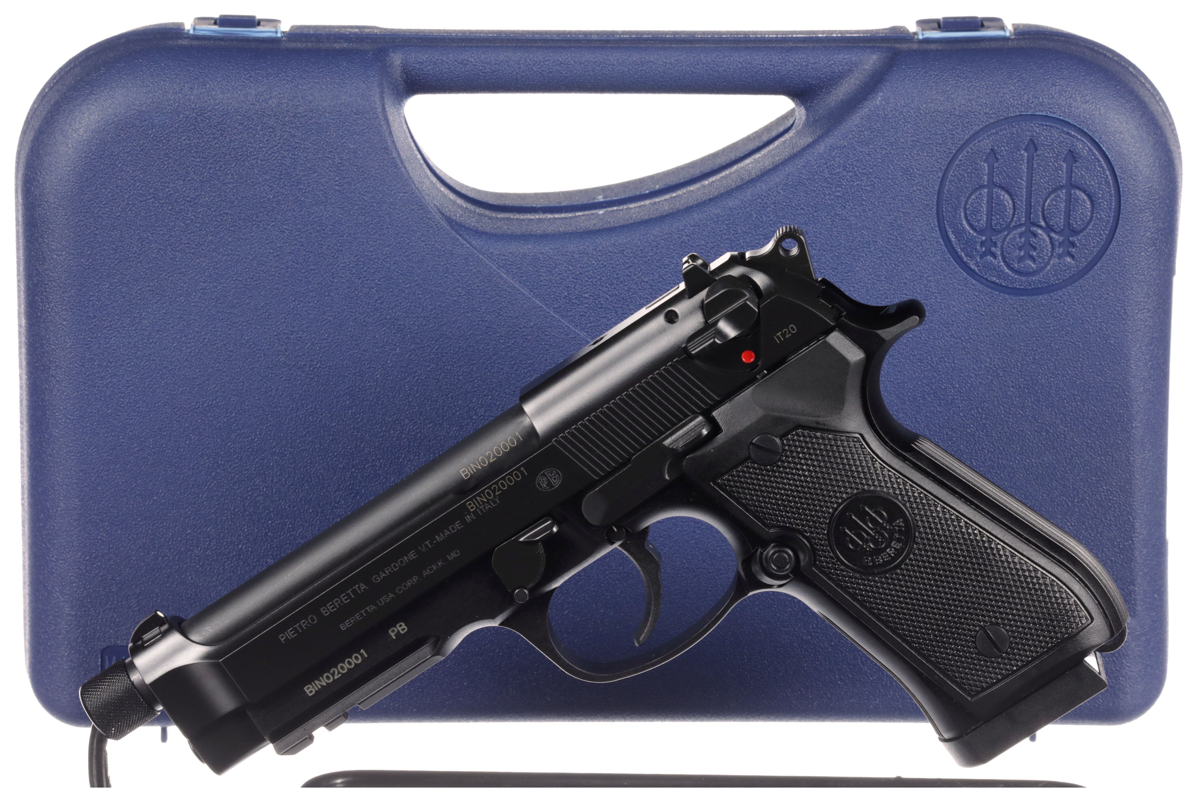 Beretta Model 92a1 Semi Automatic Pistol With Box Rock Island Auction