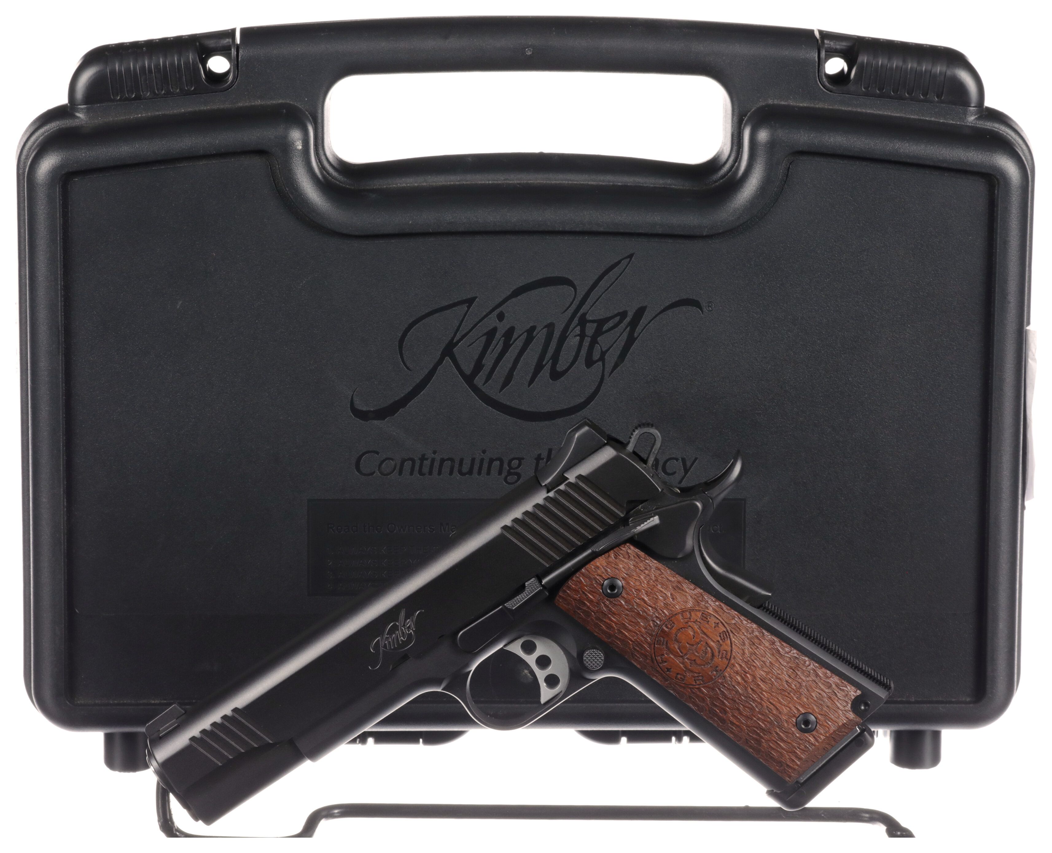 新品未使用 Kimber America 1911 純正ピストルケース Kimber Custom II Semi-Automatic Pistol with Case | Rock