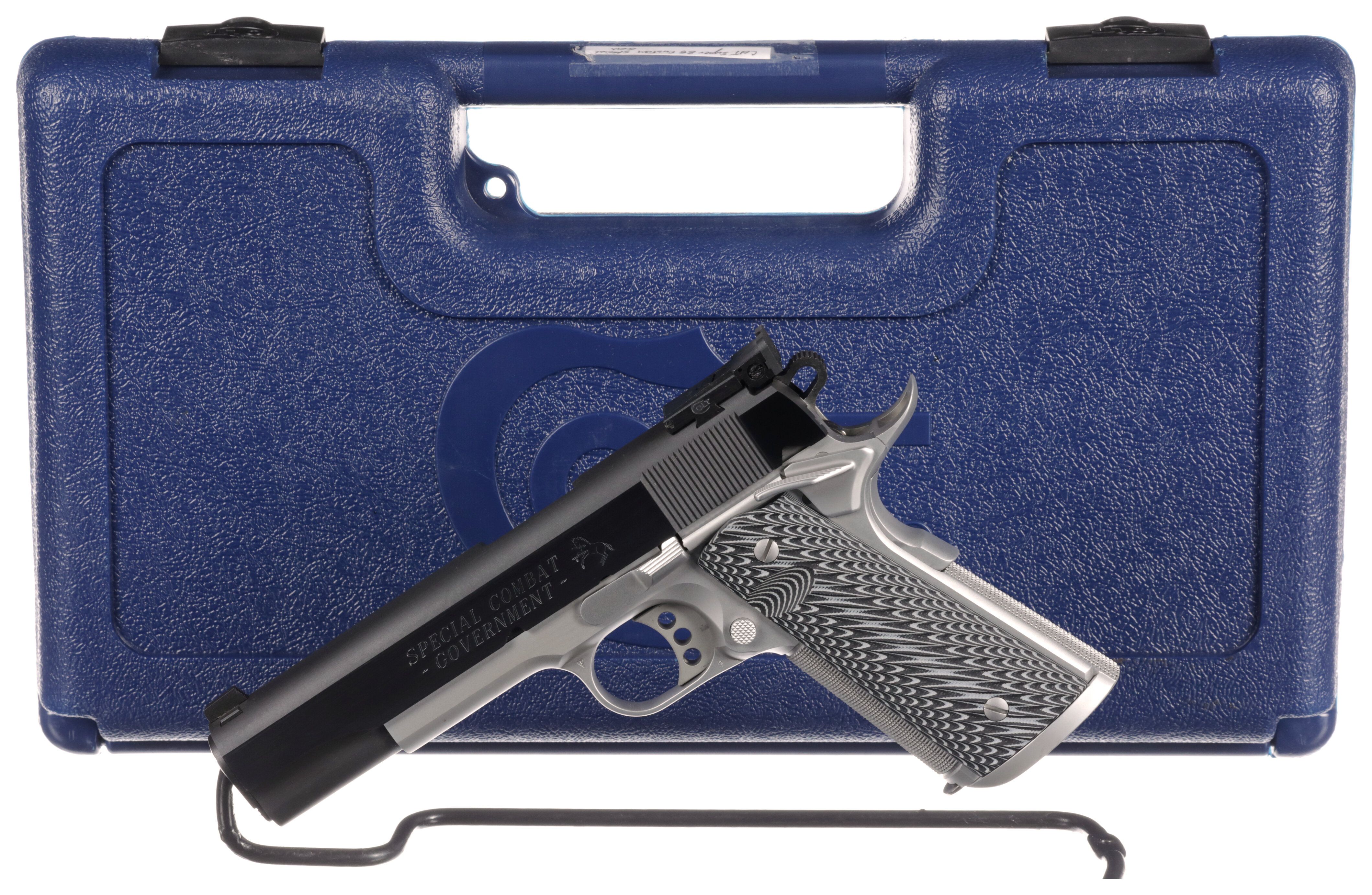 Colt Special Combat Government Pistol in .38 Super with Case | Rock ...