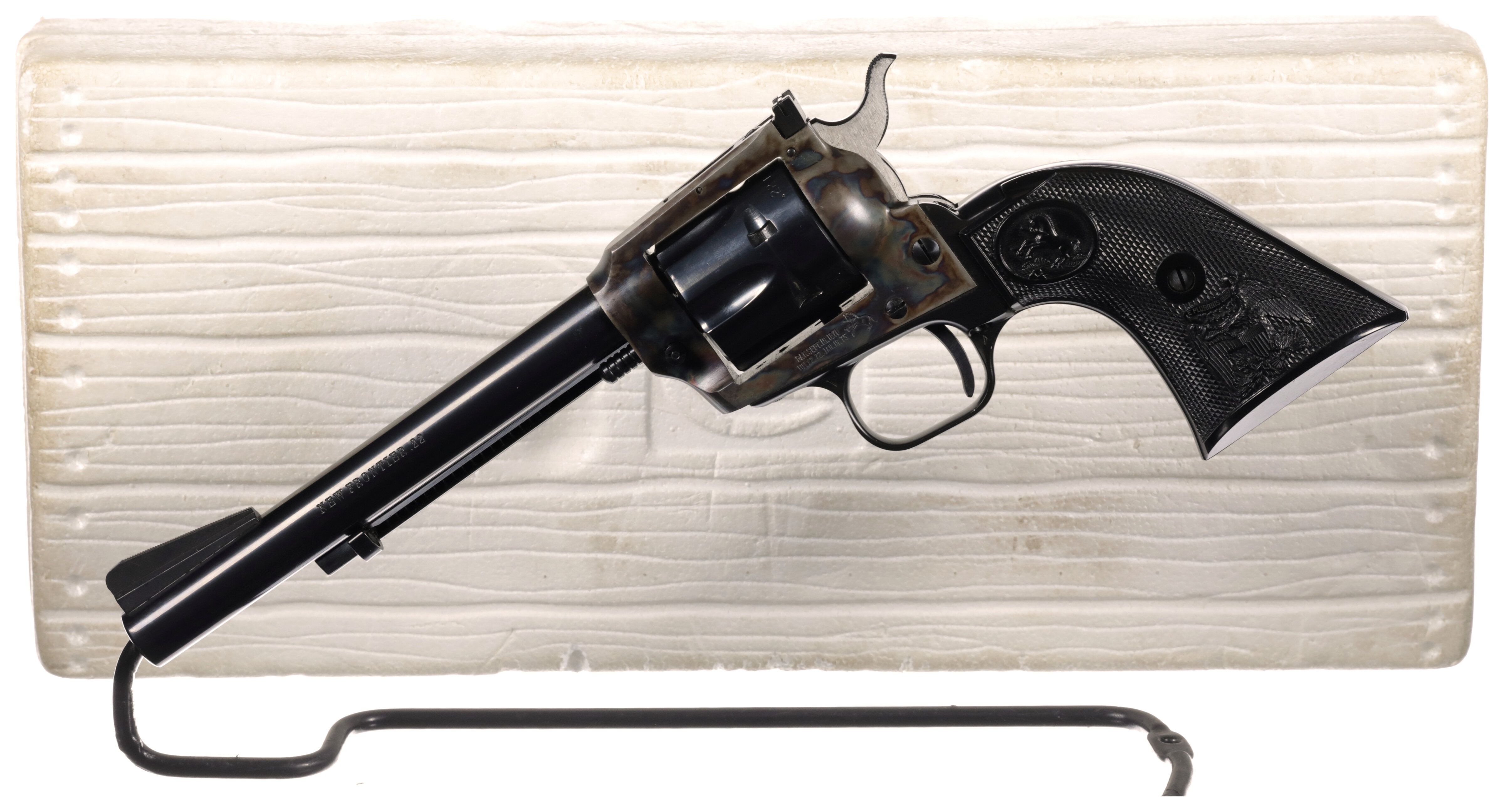 Colt New Frontier 22 Single Action Revolver With Box Rock Island Auction