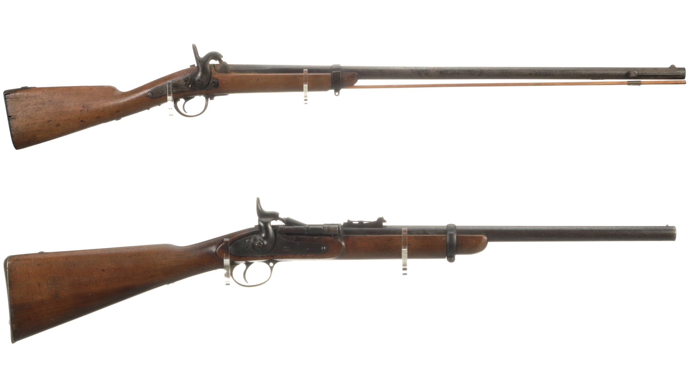 Two Percussion Rifles Rock Island Auction