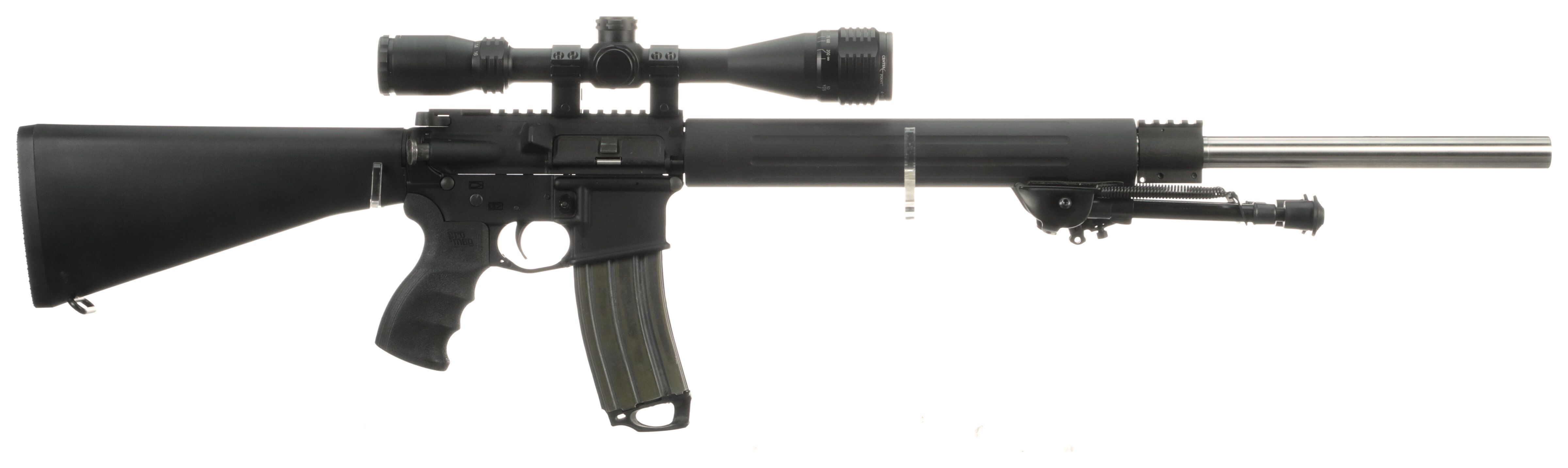 Surplus Ammo & Arms LOW15 SemiAutomatic Rifle with Scope Rock Island