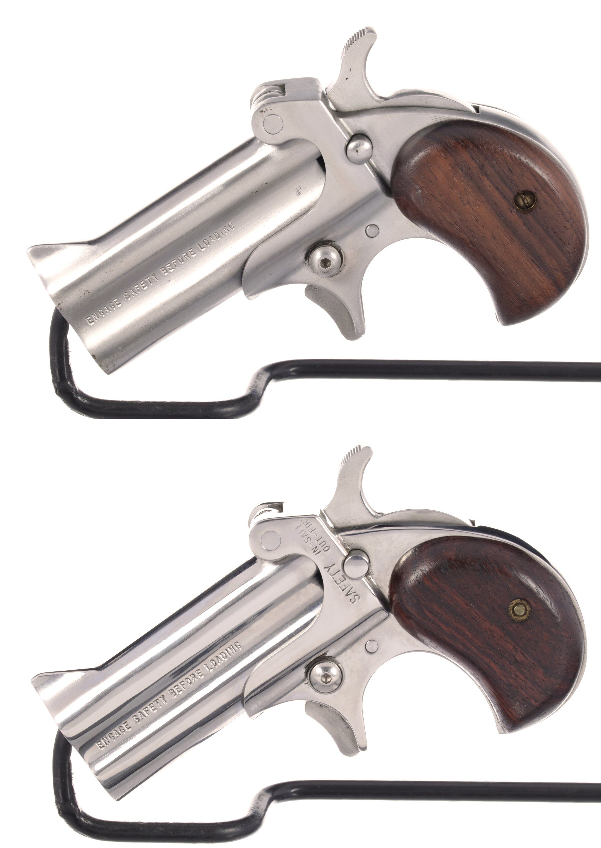 Two American Derringer Corp. Over/Under Derringer Pistols | Rock Island ...